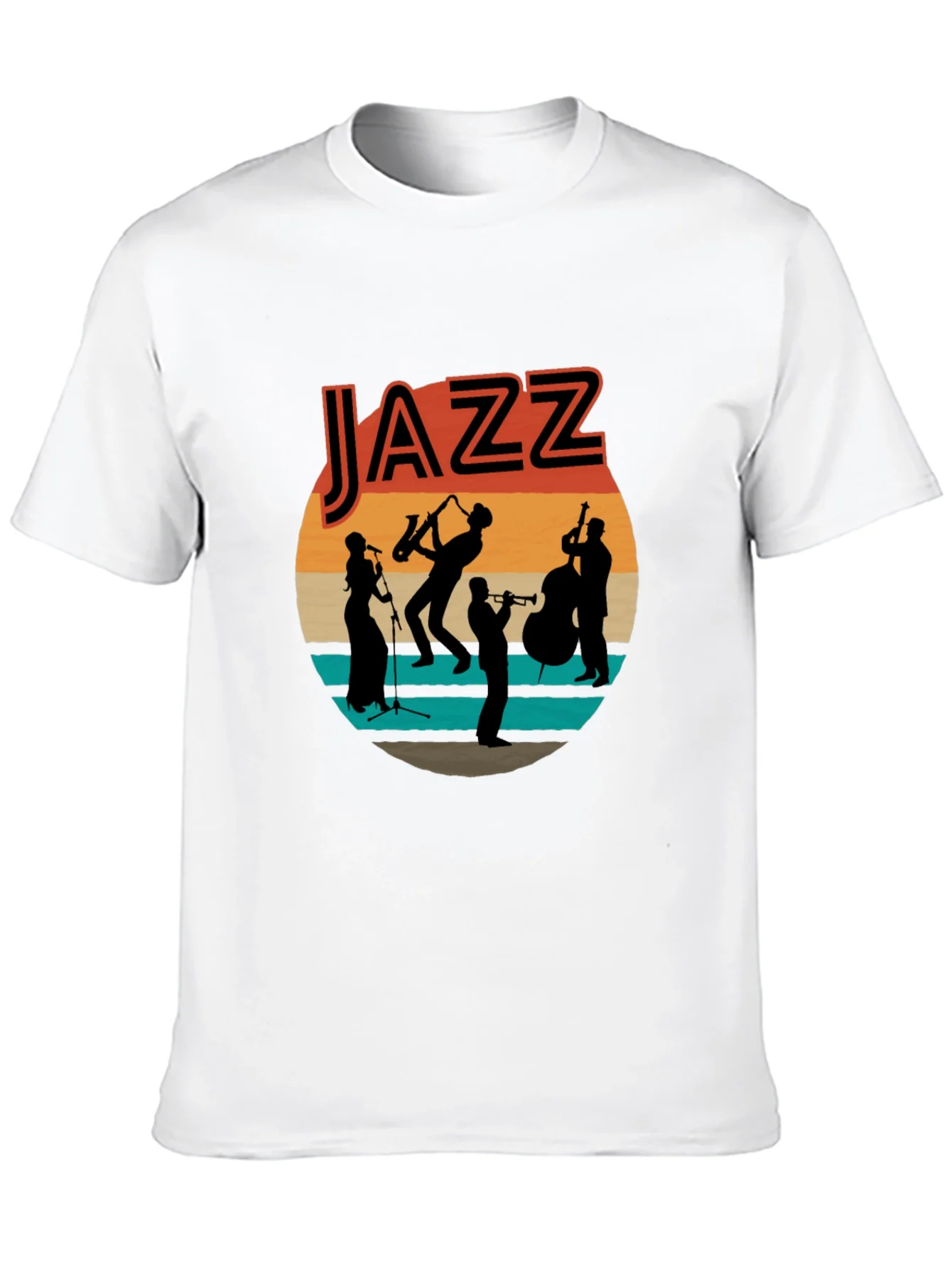 Rebbecca Jazz Band Graphic T-Shirt - Retro Music Tee