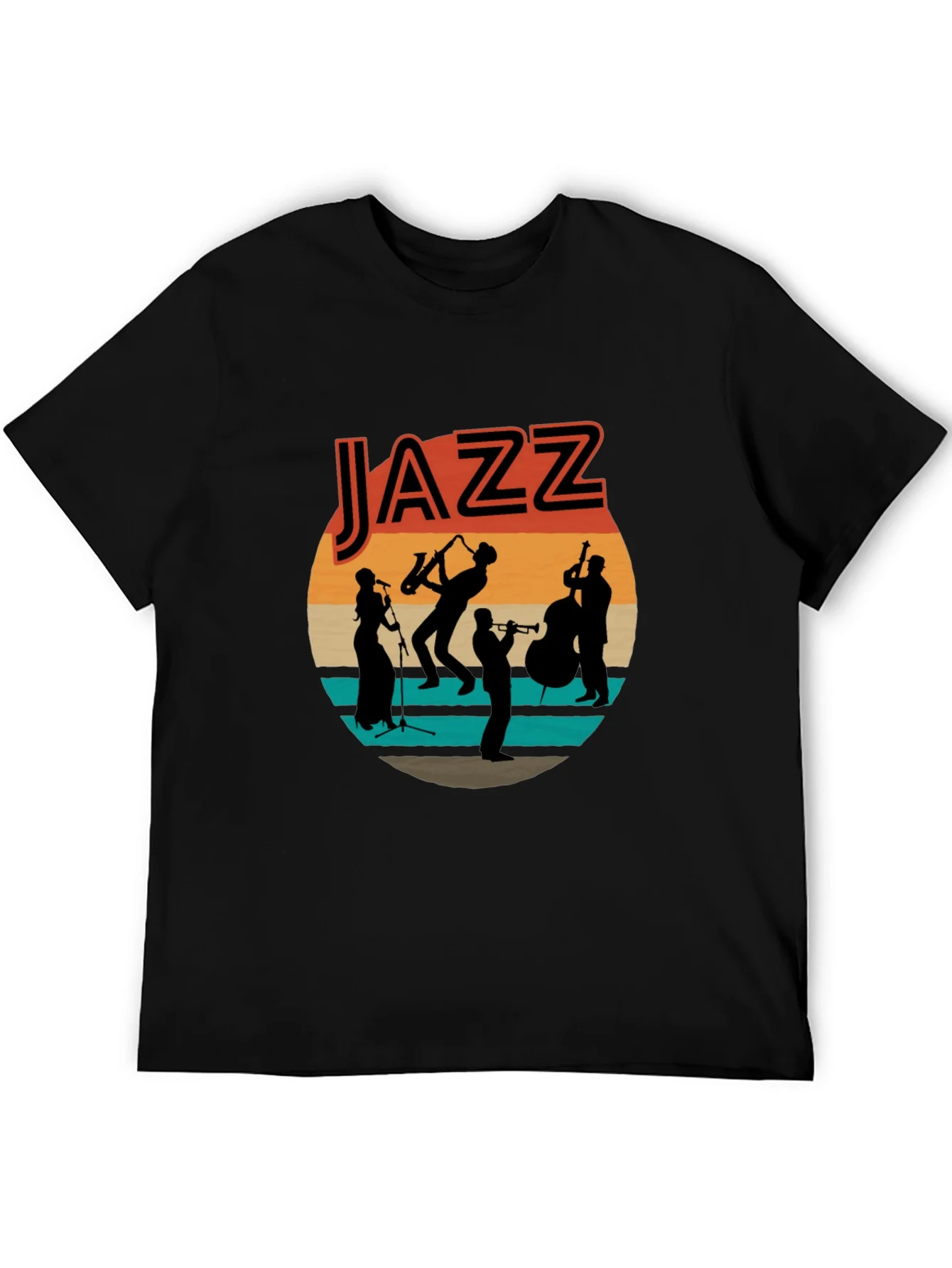 Rebbecca Jazz Band Graphic T-Shirt - Retro Music Tee