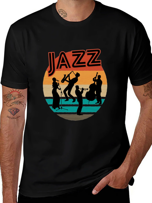 Rebbecca Jazz Band Graphic T-Shirt - Retro Music Tee