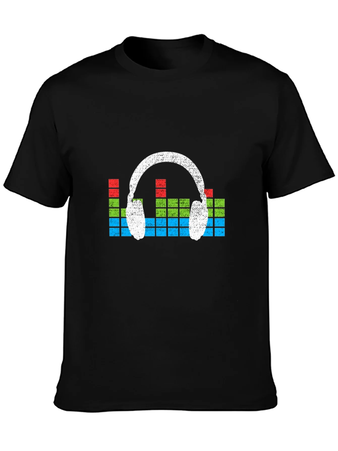 Rebbecca Retro Headphones Graphic T-Shirt - Music Lover Tee