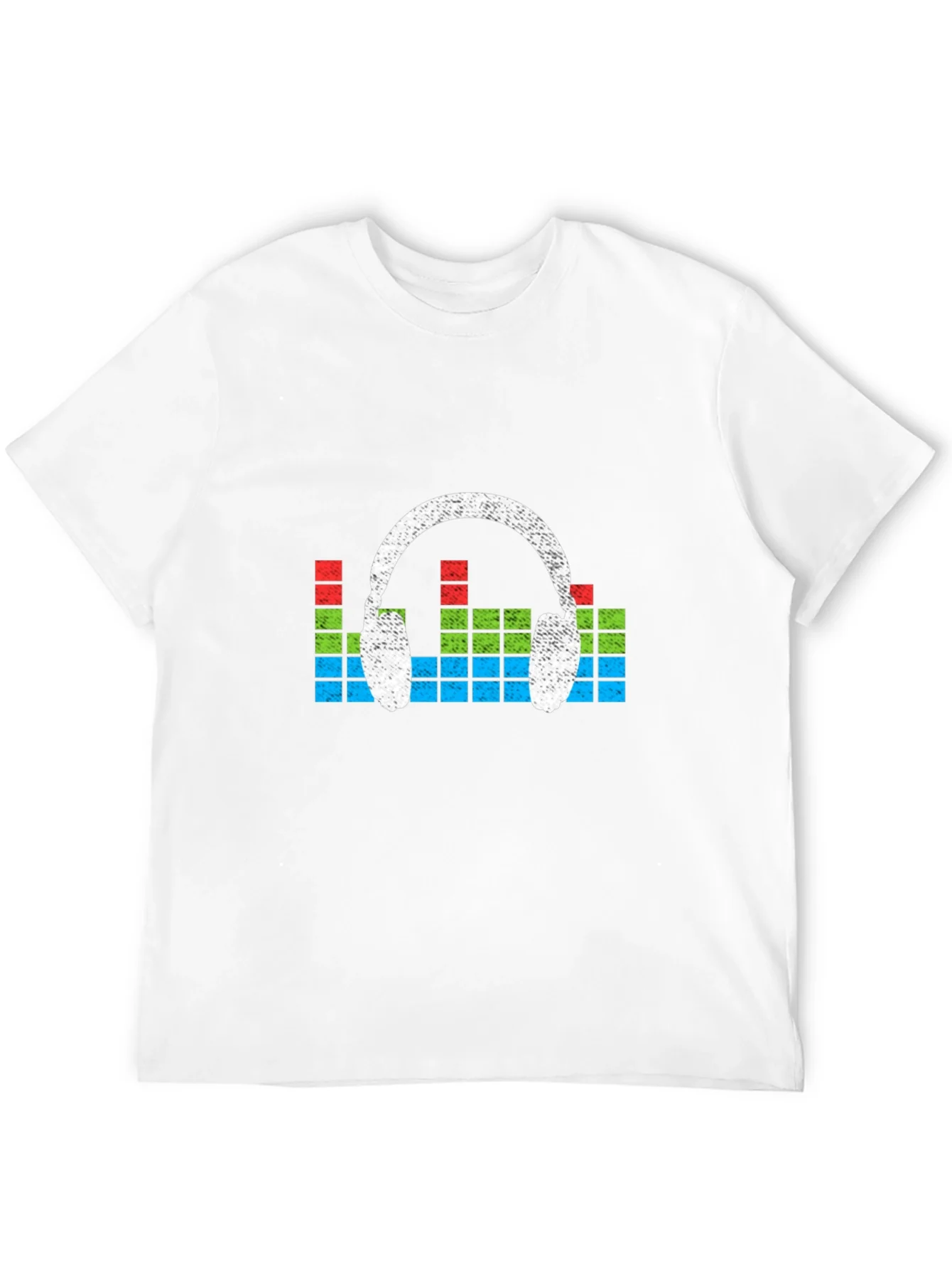 Rebbecca Retro Headphones Graphic T-Shirt - Music Lover Tee