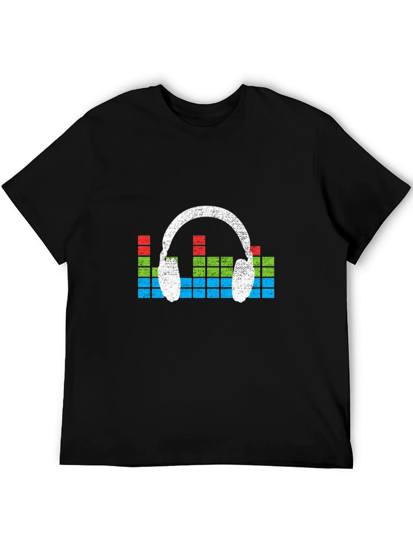 Rebbecca Retro Headphones Graphic T-Shirt - Music Lover Tee