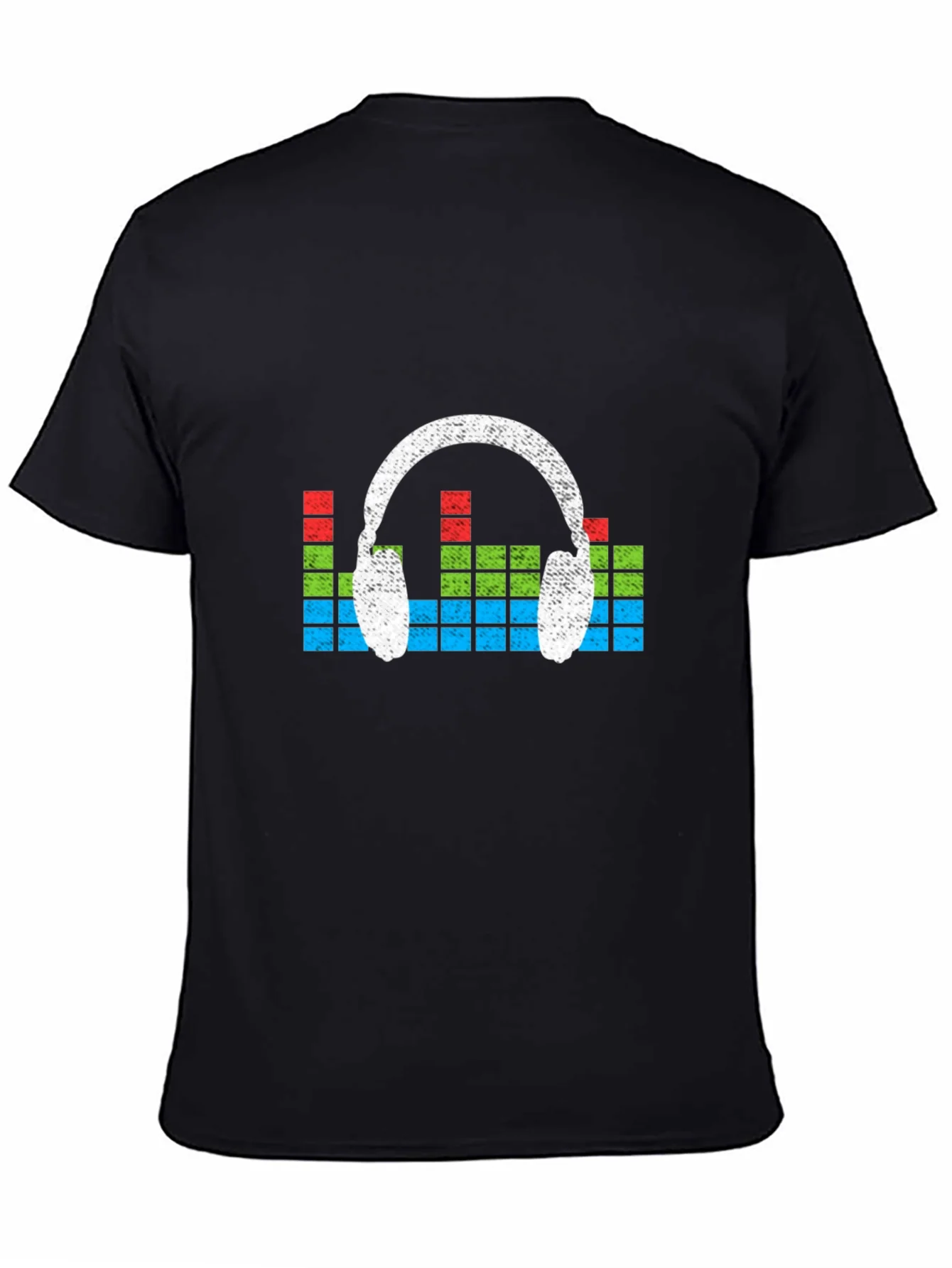 Rebbecca Retro Headphones Graphic T-Shirt - Music Lover Tee