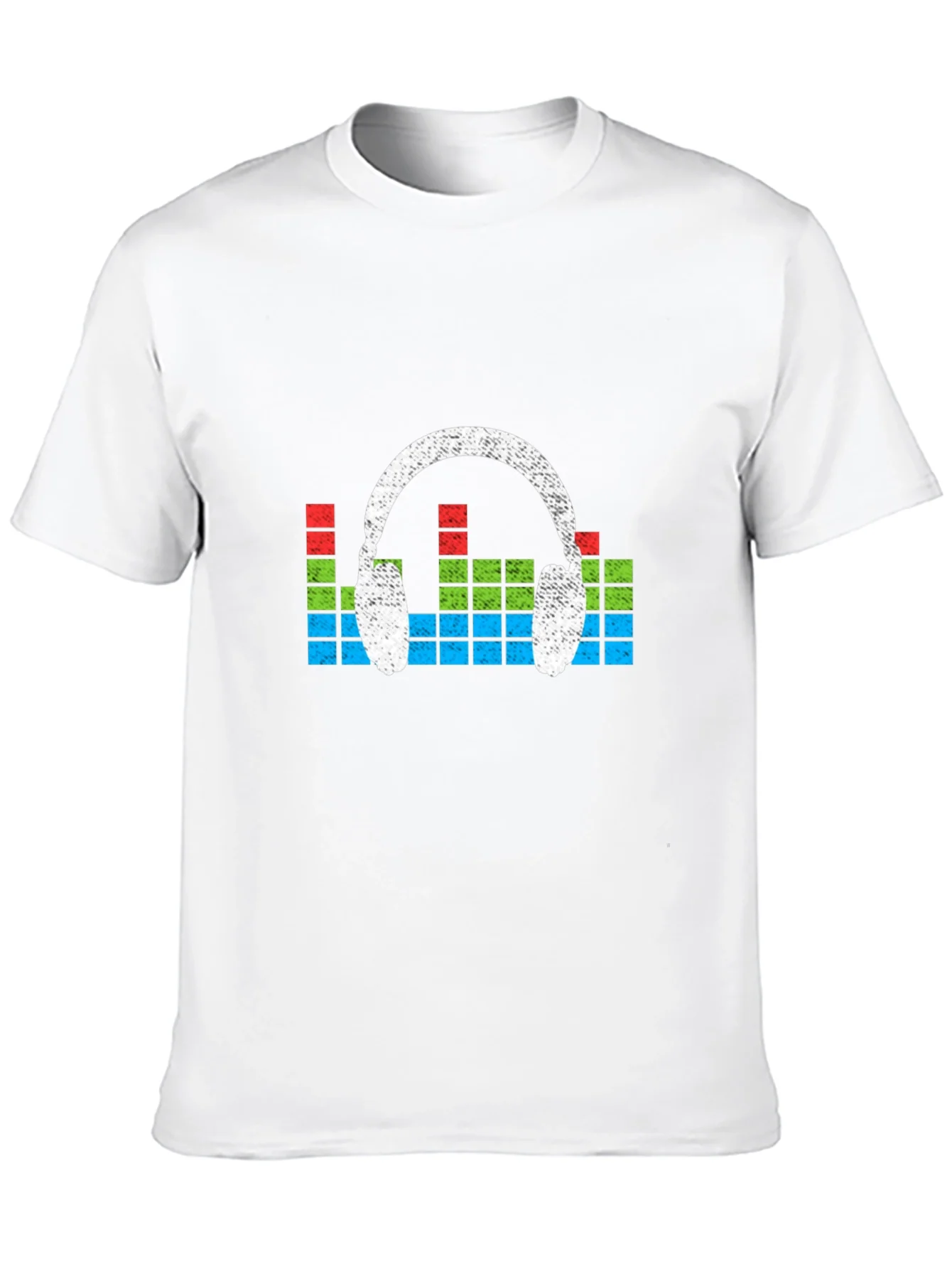 Rebbecca Retro Headphones Graphic T-Shirt - Music Lover Tee
