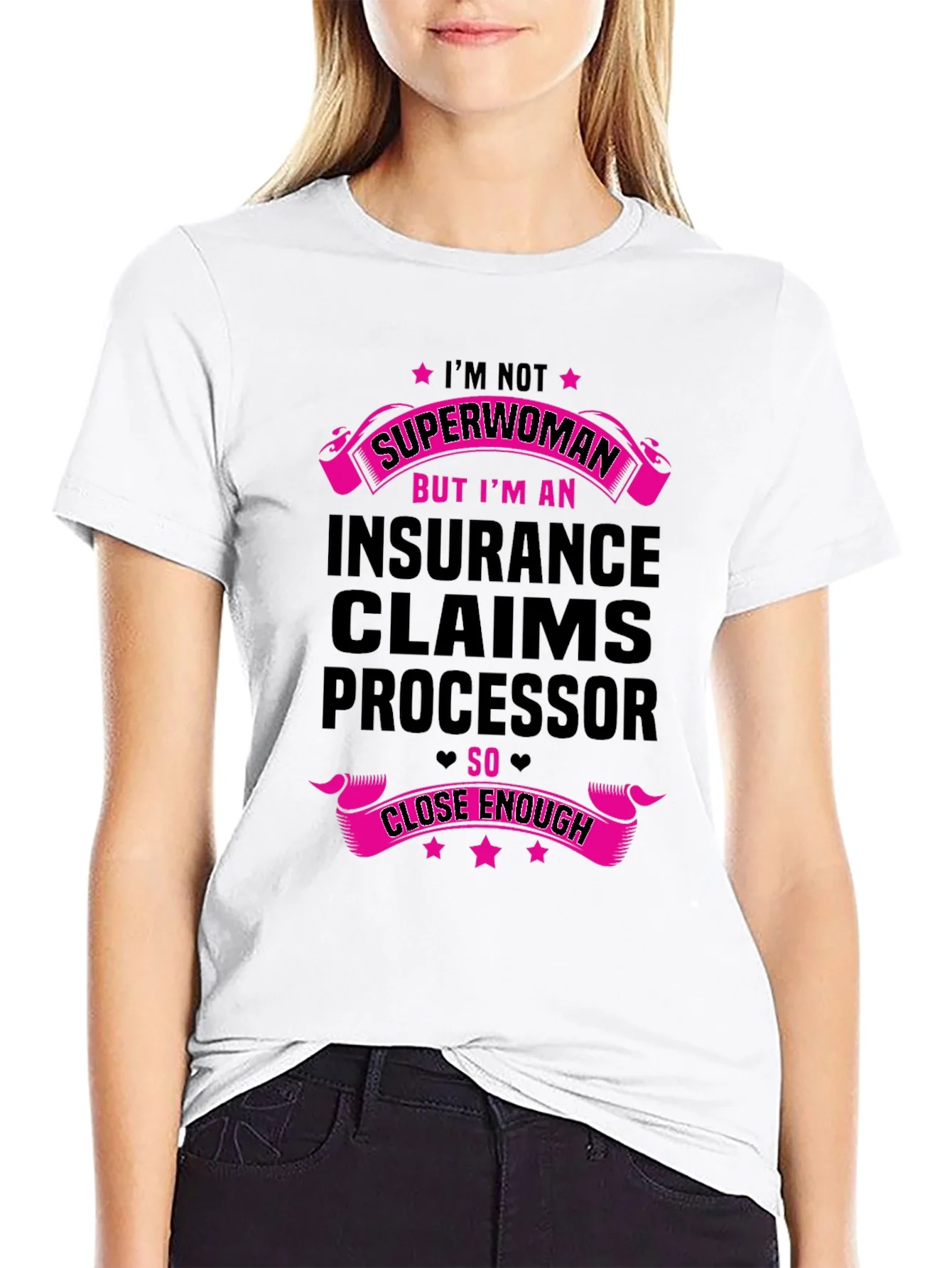 Rebbecca Insurance Claims Processor Superwoman T-Shirt