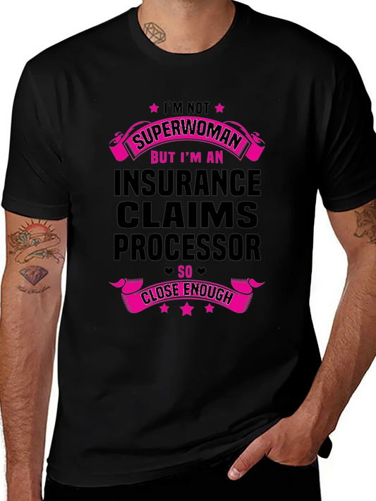 Rebbecca Insurance Claims Processor Superwoman T-Shirt