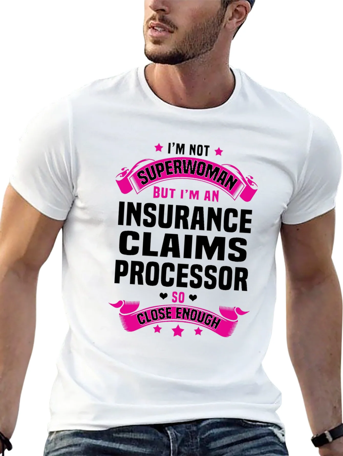 Rebbecca Insurance Claims Processor Superwoman T-Shirt