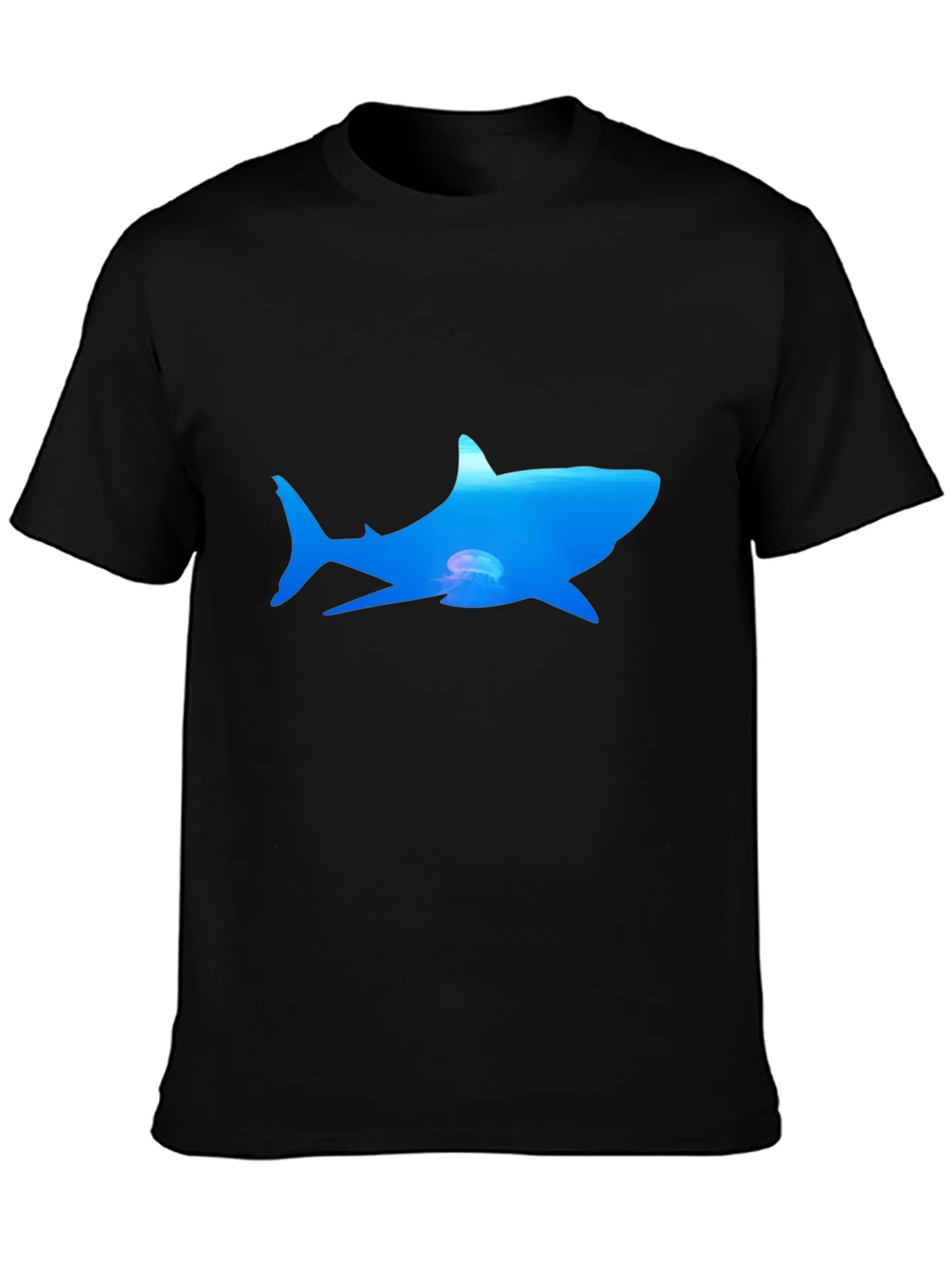 Rebbecca Ocean Shark Graphic Tee - Black