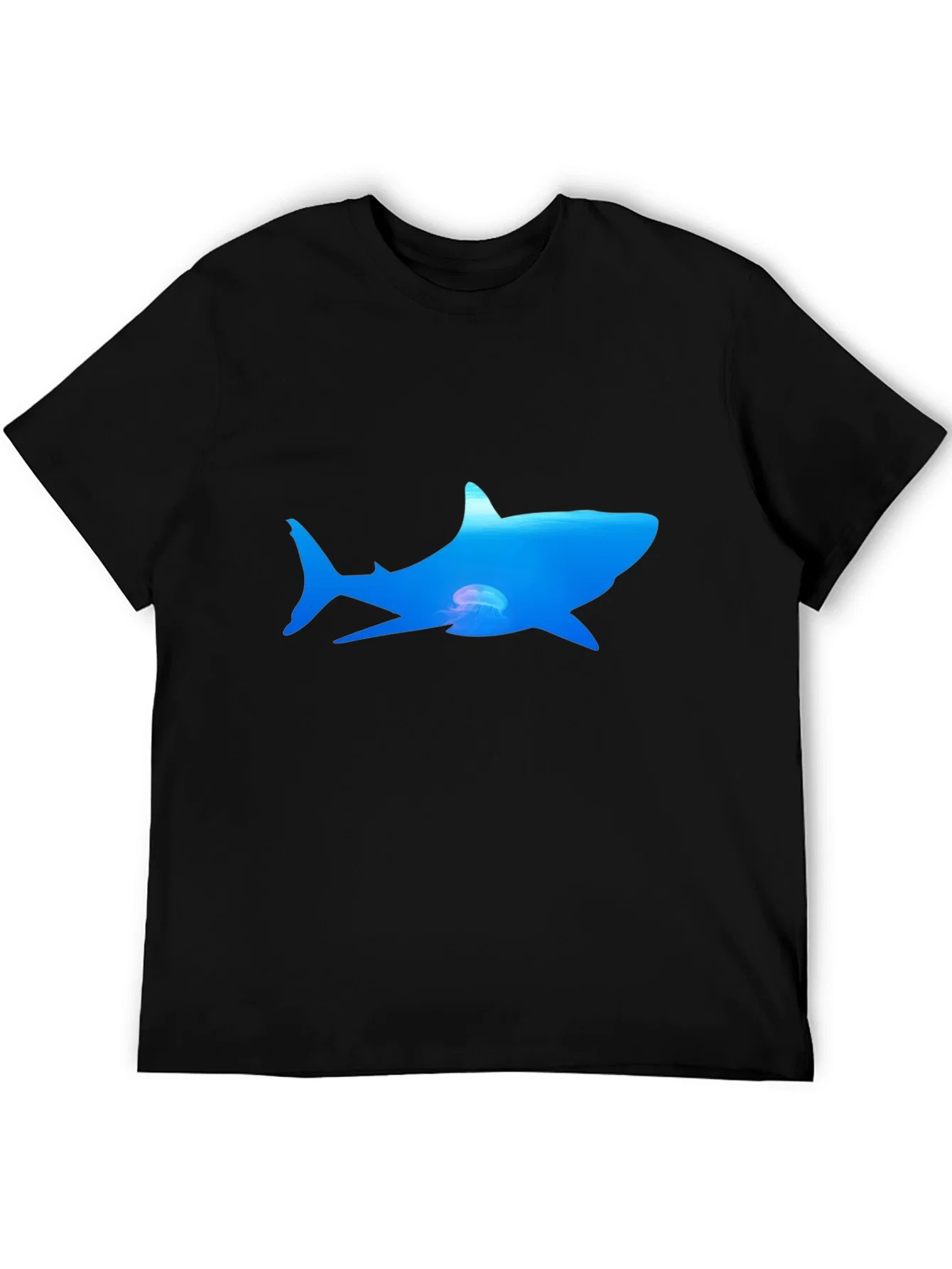 Rebbecca Ocean Shark Graphic Tee - Black