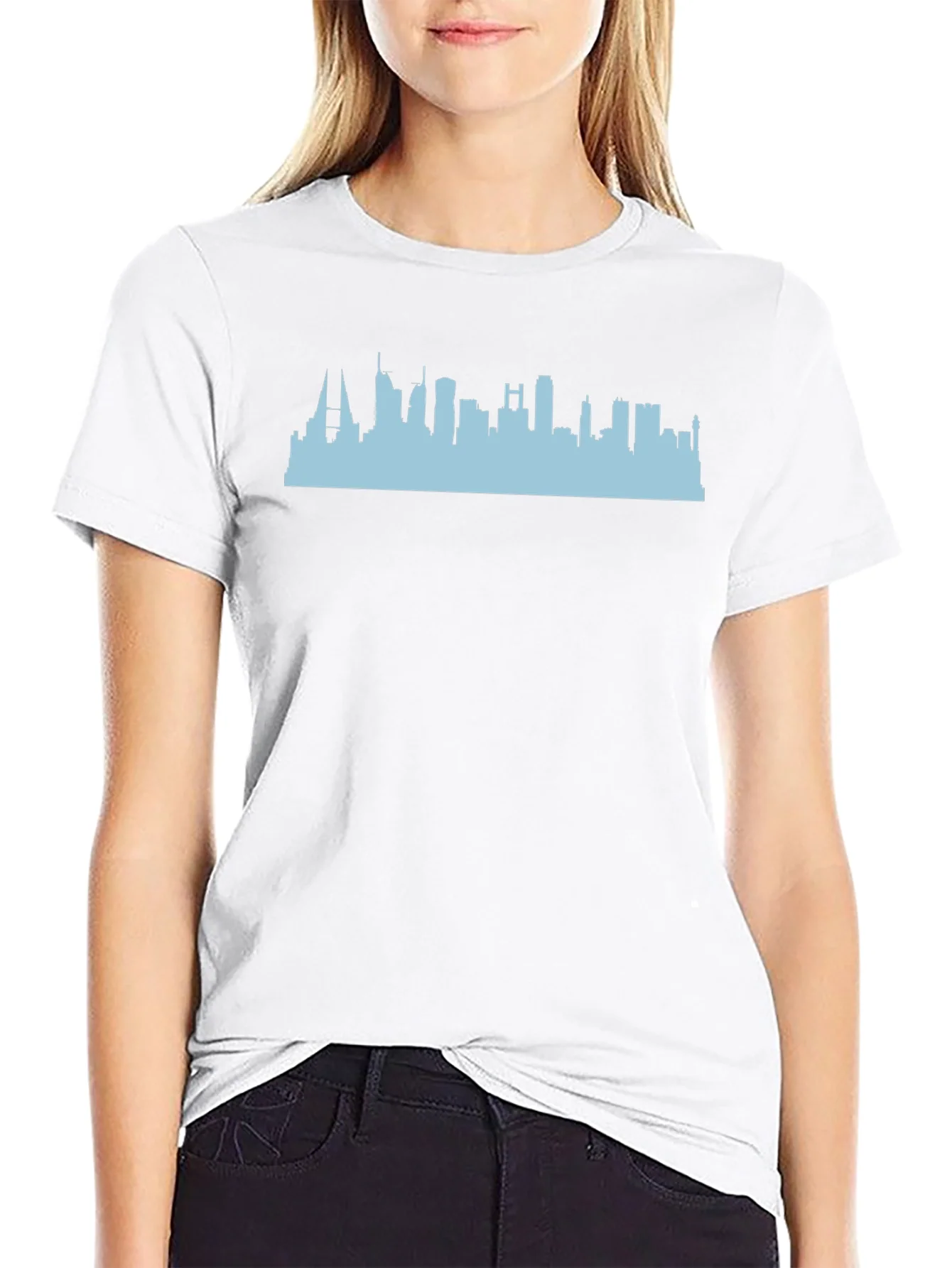 Rebbecca Cityscape Graphic Tee - Black