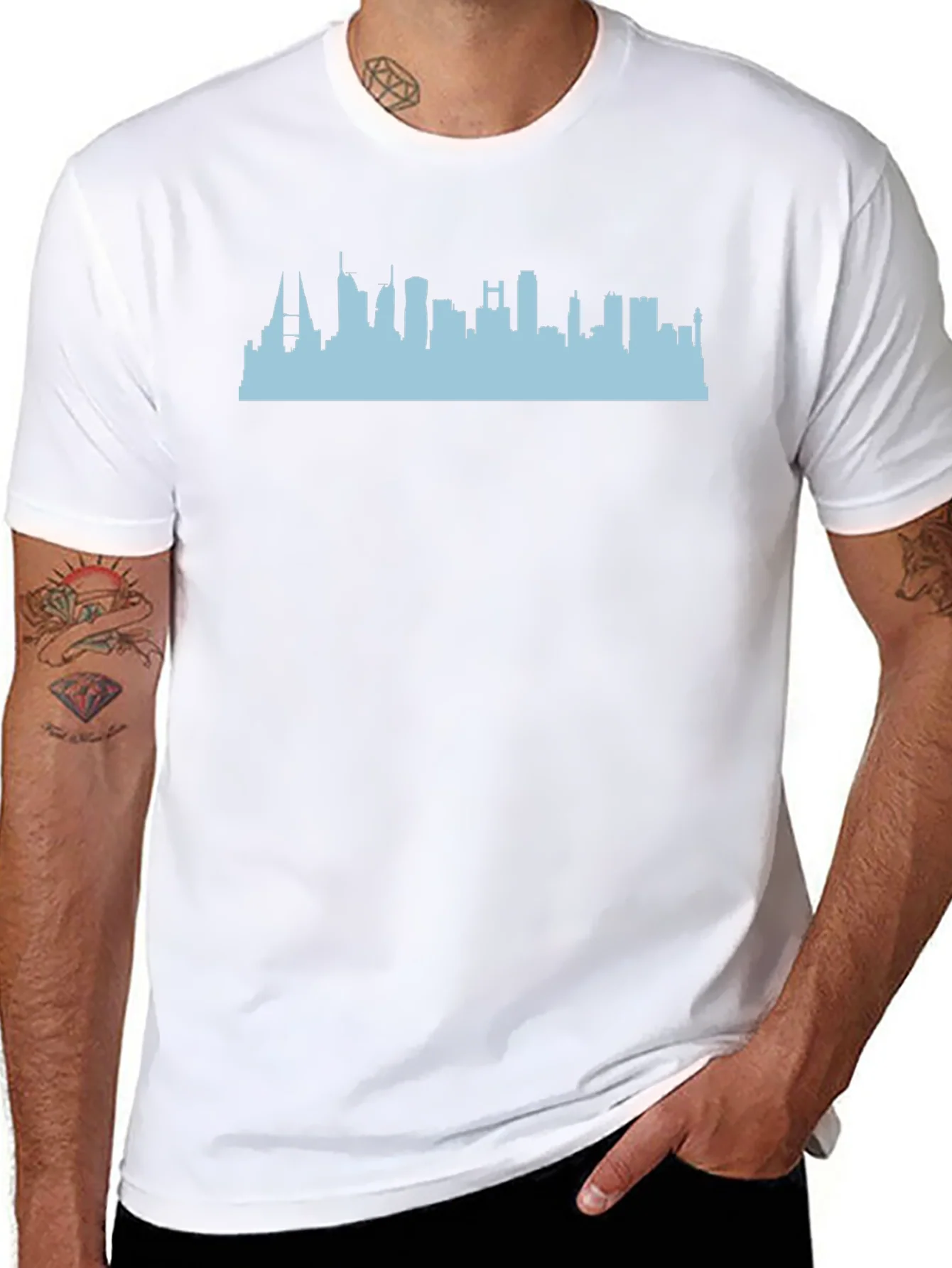 Rebbecca Cityscape Graphic Tee - Black