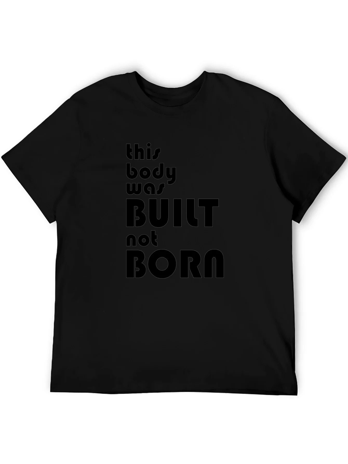 Rebbecca Built Not Born Black Graphic T-Shirt