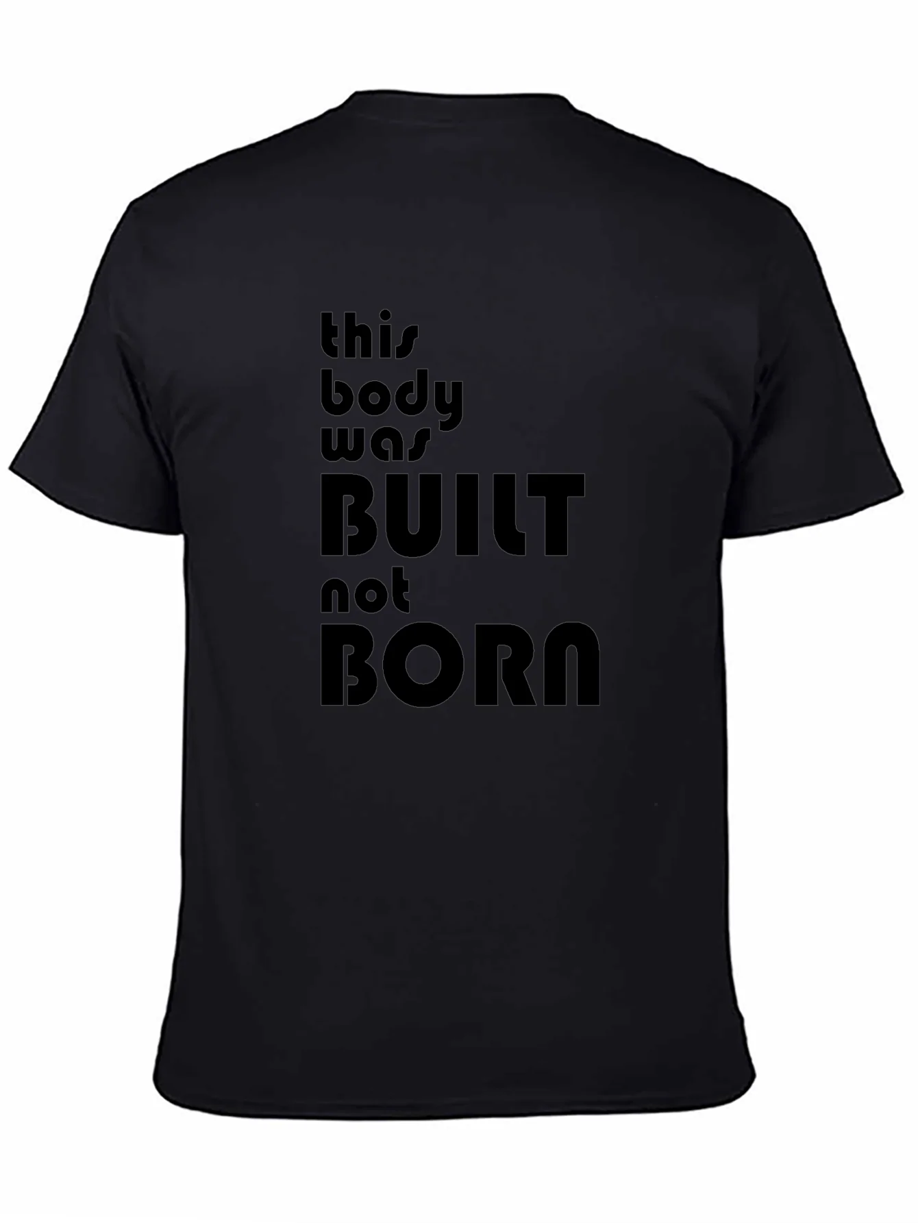 Rebbecca Built Not Born Black Graphic T-Shirt