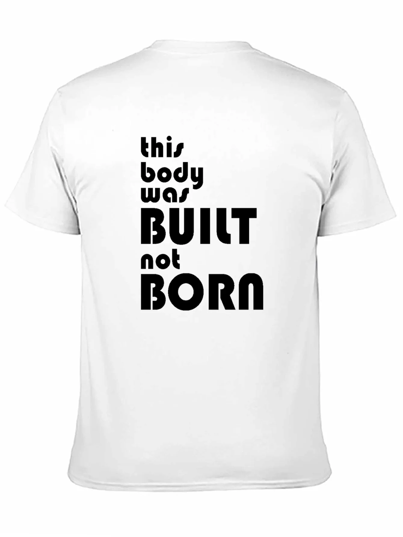 Rebbecca Built Not Born Black Graphic T-Shirt
