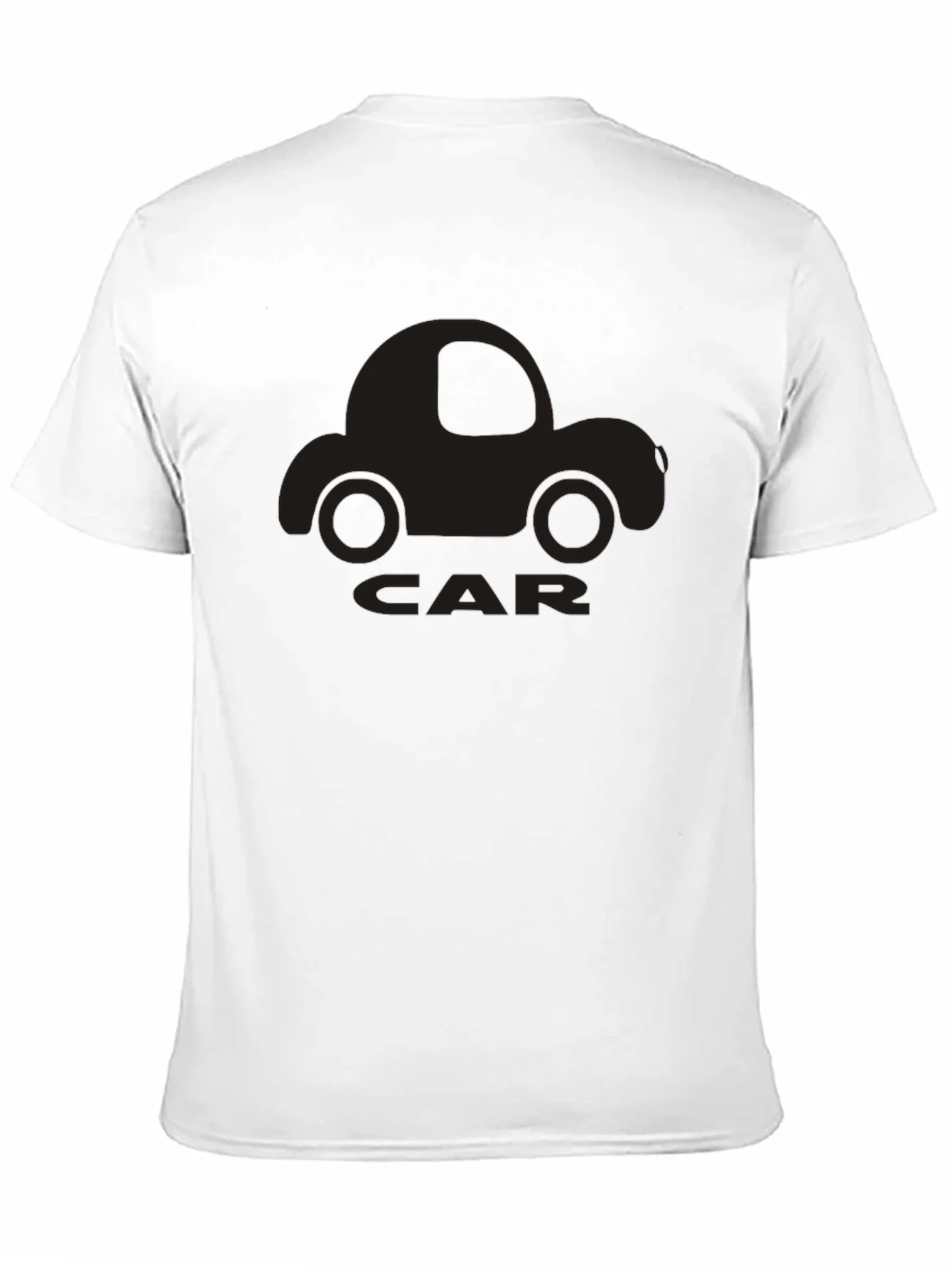 Camiseta Negra con Dise?o de Coche Retro