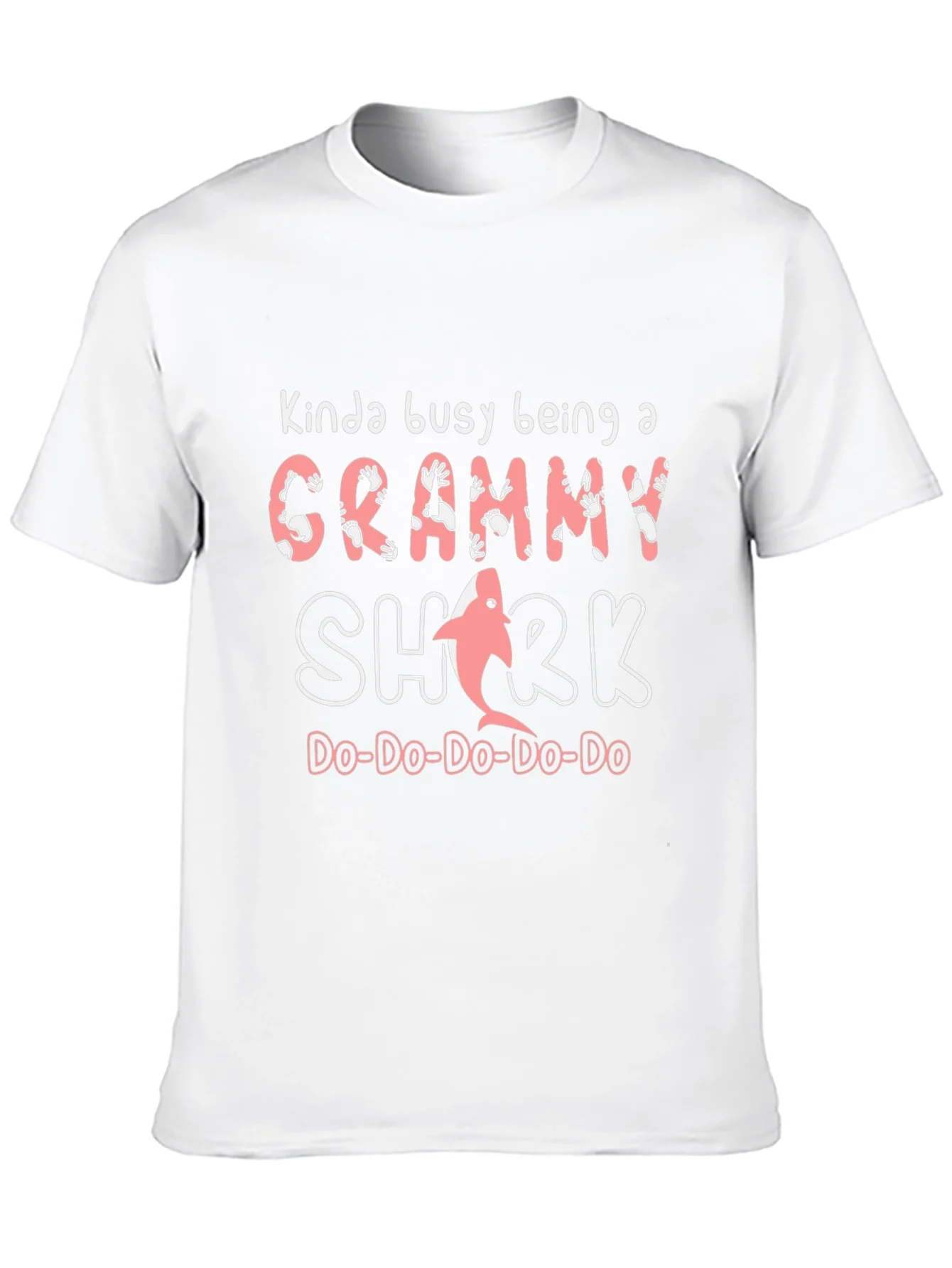 Camiseta Negra Grammy Shark - Divertida y Original
