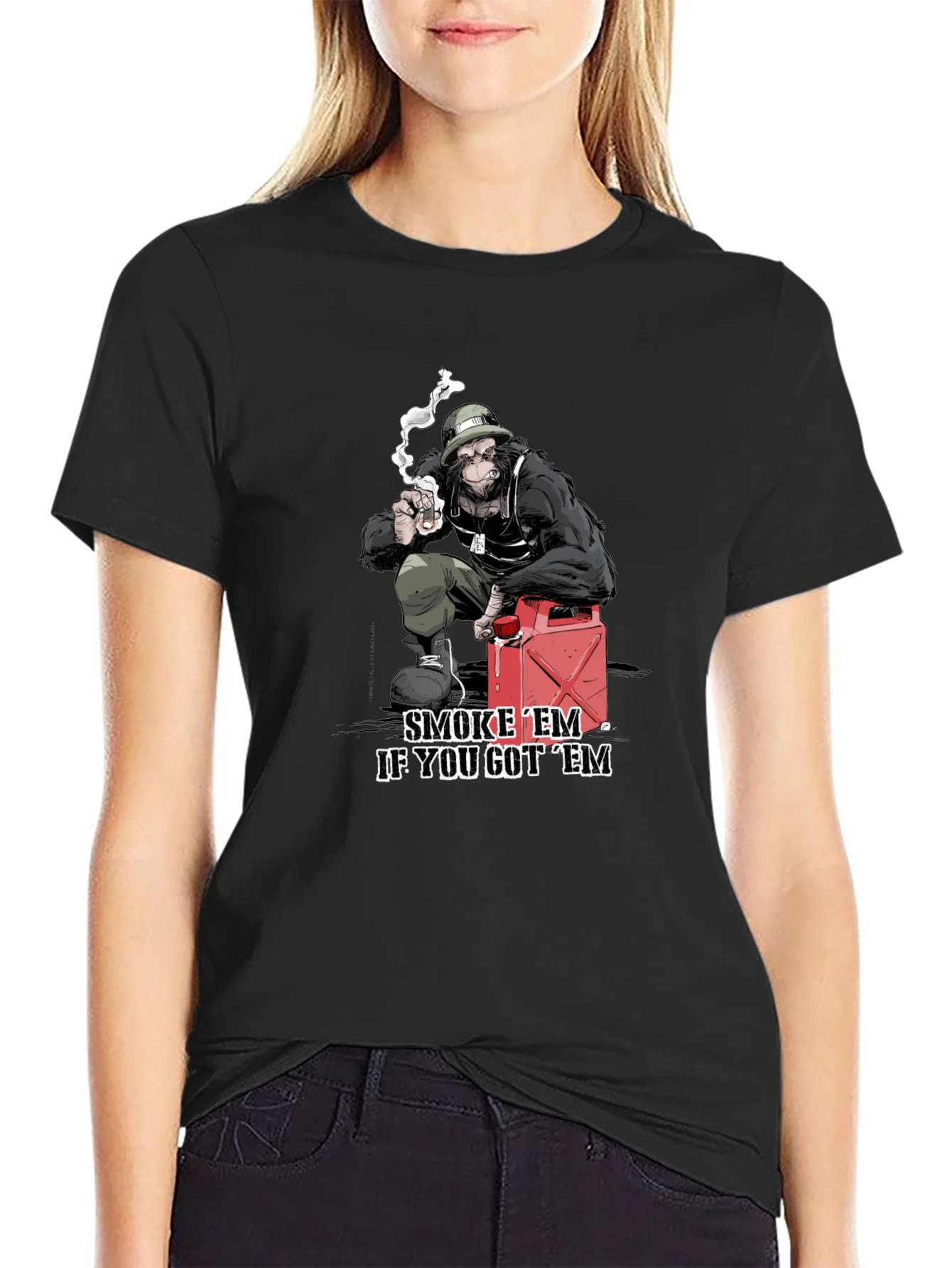 Rebbecca Smoke Em Gorilla Graphic Tee