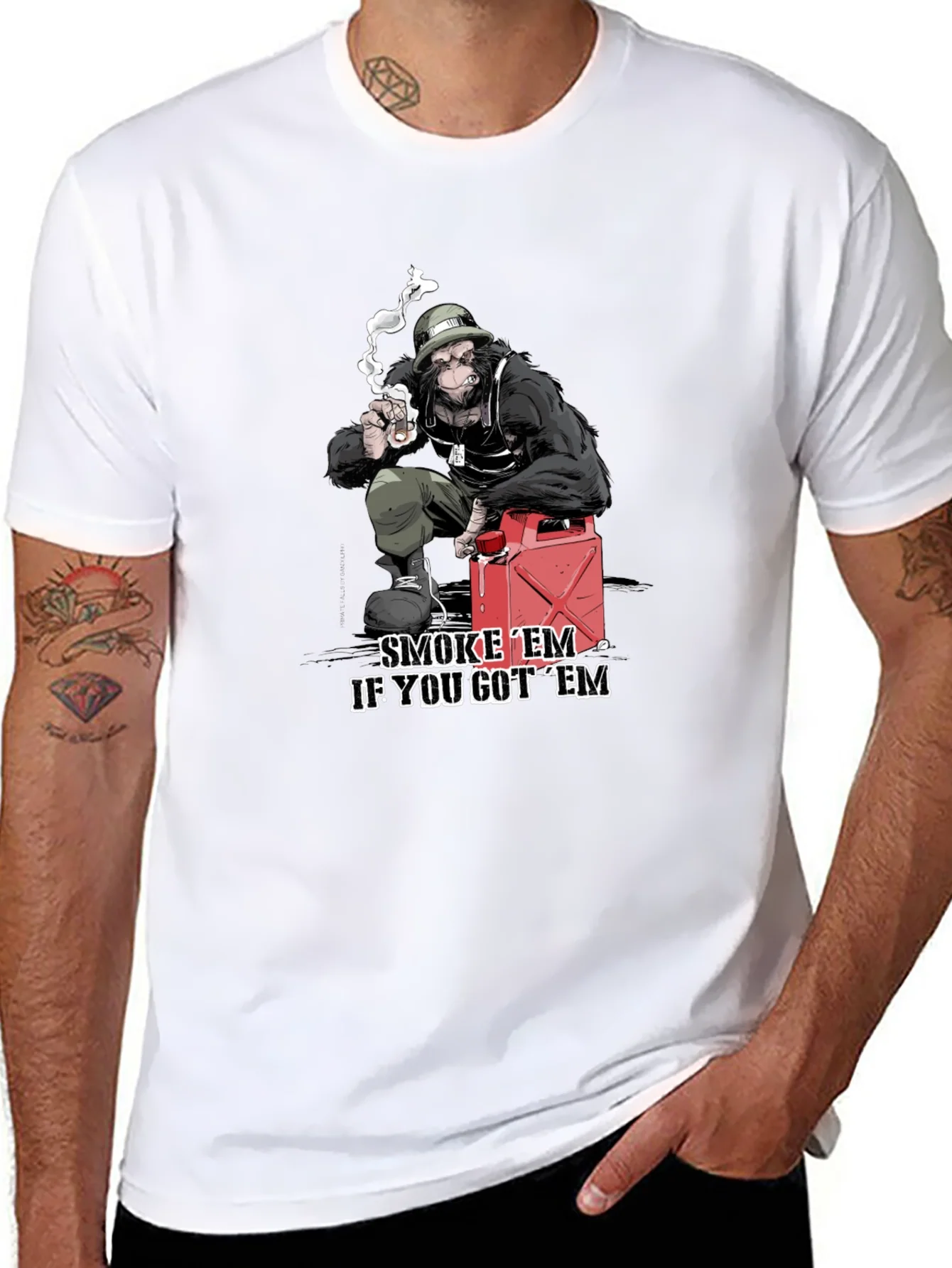 Rebbecca Smoke Em Gorilla Graphic Tee