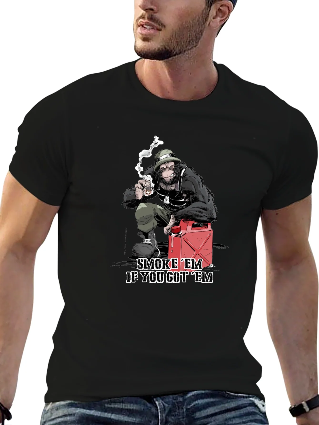 Rebbecca Smoke Em Gorilla Graphic Tee