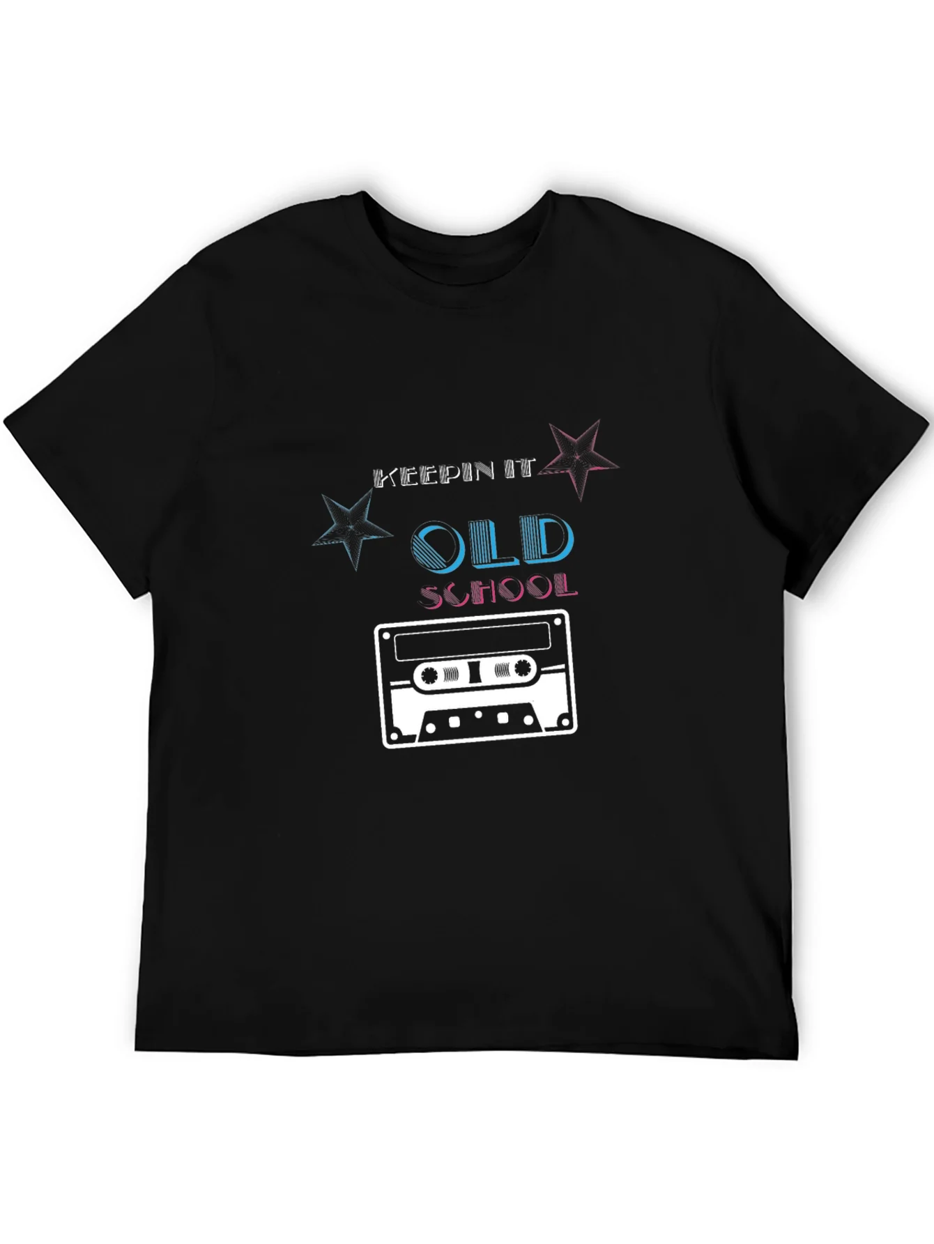 Camiseta Negra Retro Old School