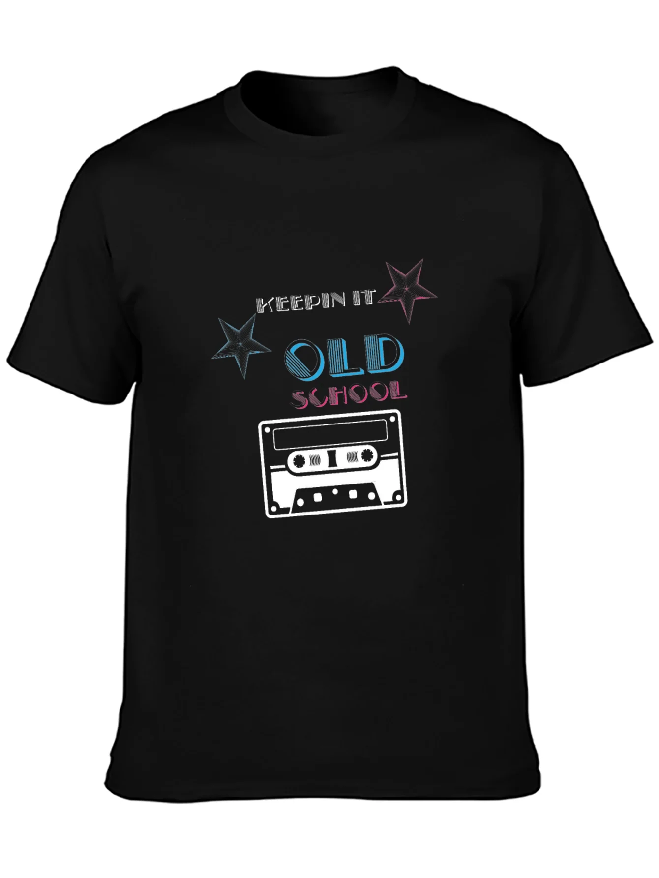 Camiseta Negra Retro Old School