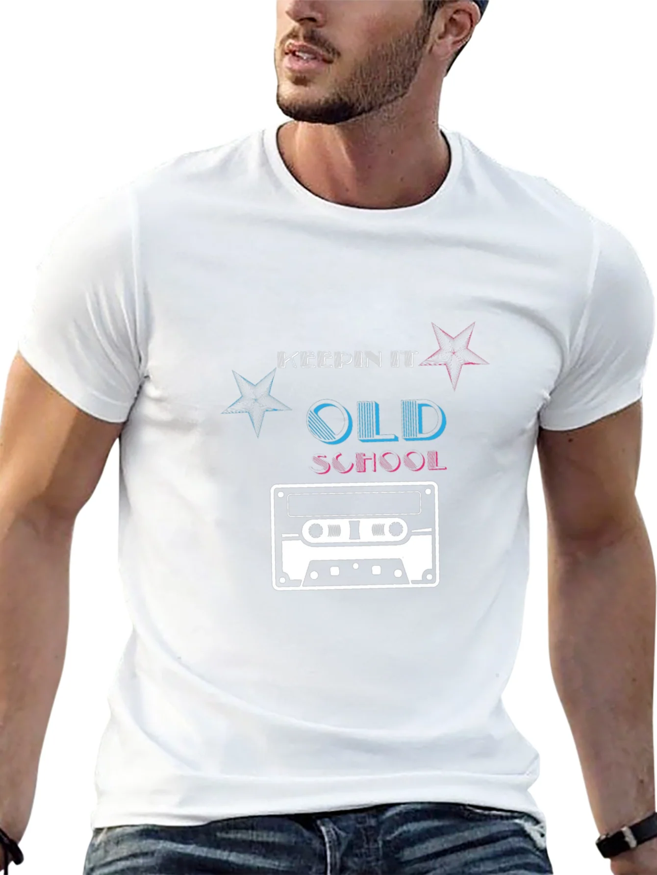 Camiseta Negra Retro Old School