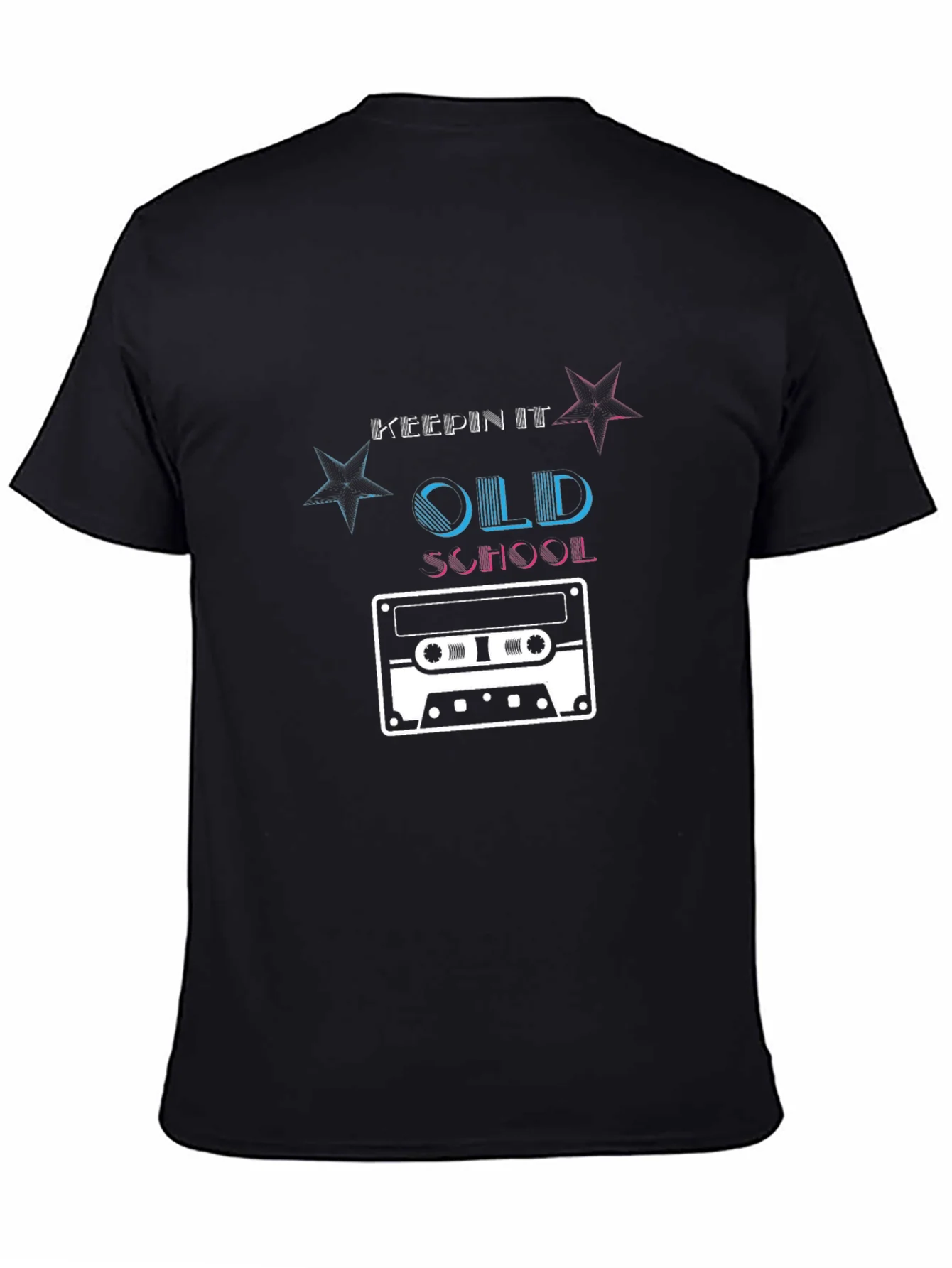 Camiseta Negra Retro Old School