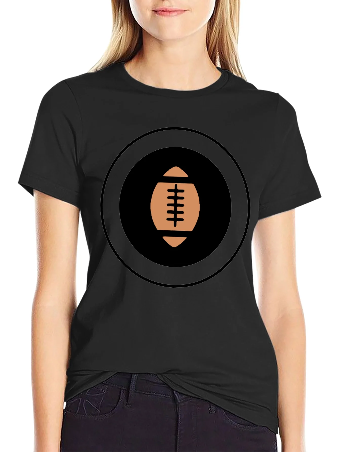 Rebbecca Football Graphic Tee - Stylish & Comfortable