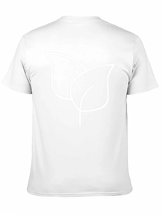 Rebbecca Eco-Friendly Leaf Graphic Black T-Shirt