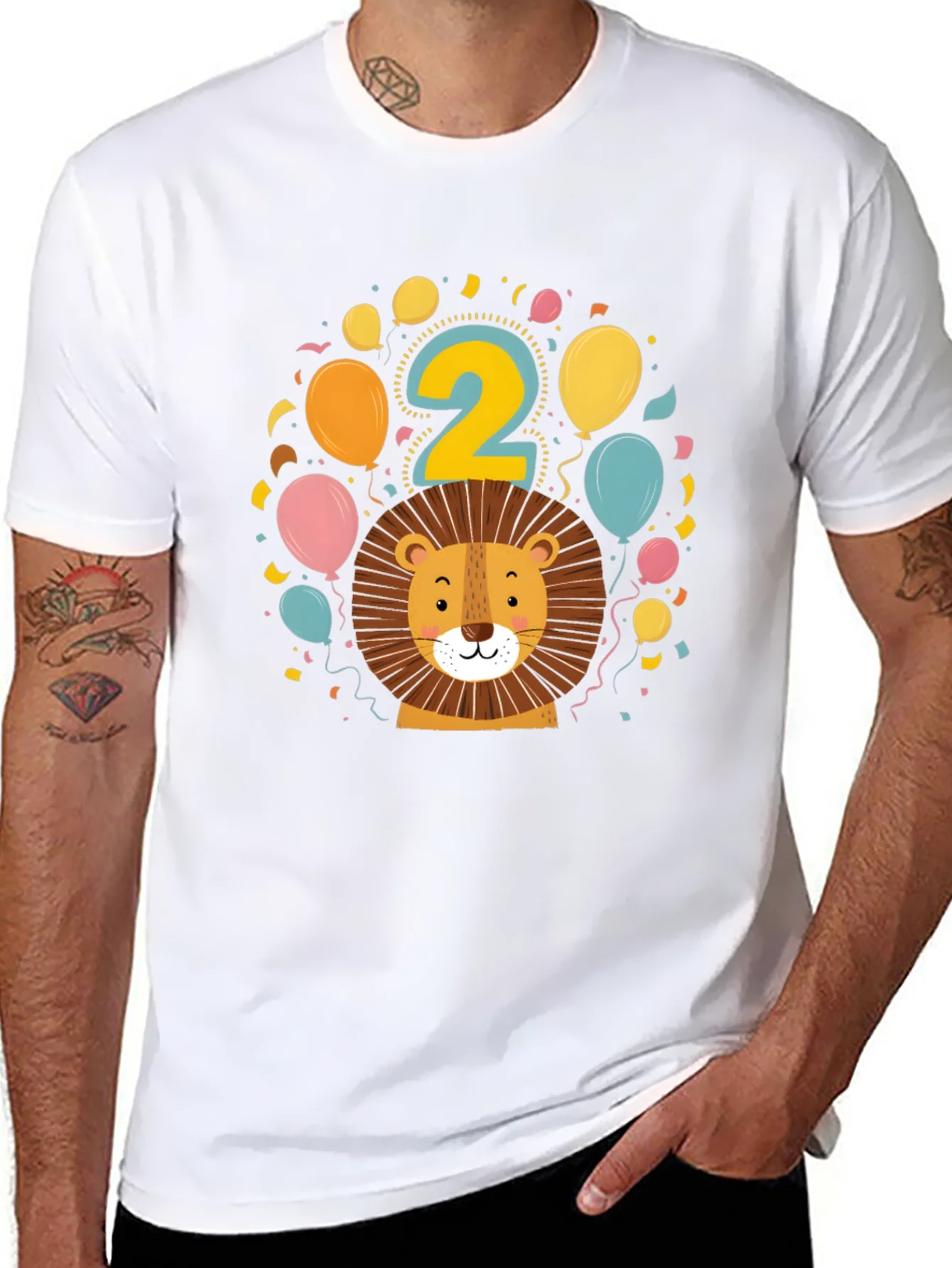 Rebbecca Lion 2nd Birthday T-Shirt - Cute Toddler Tee