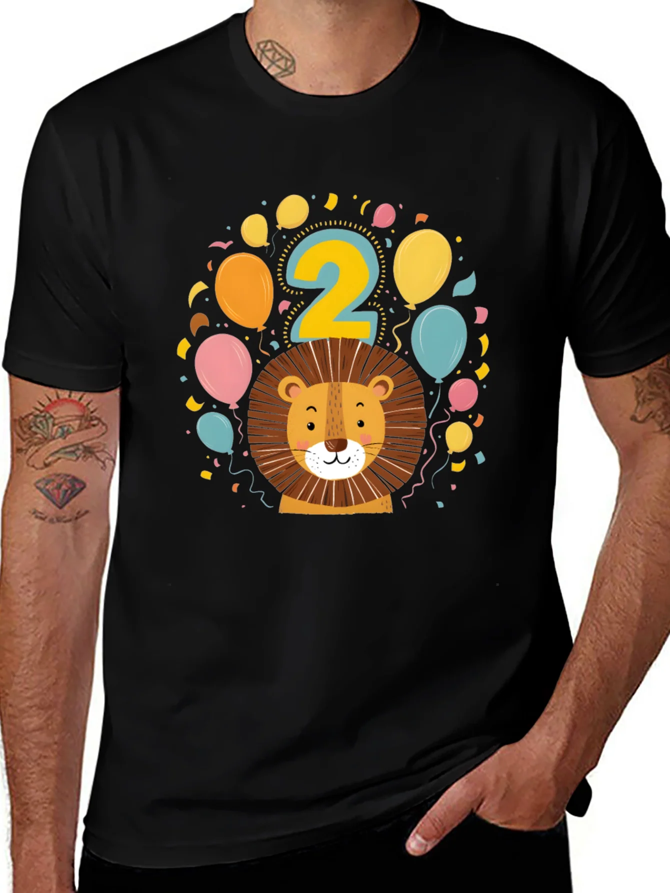 Rebbecca Lion 2nd Birthday T-Shirt - Cute Toddler Tee