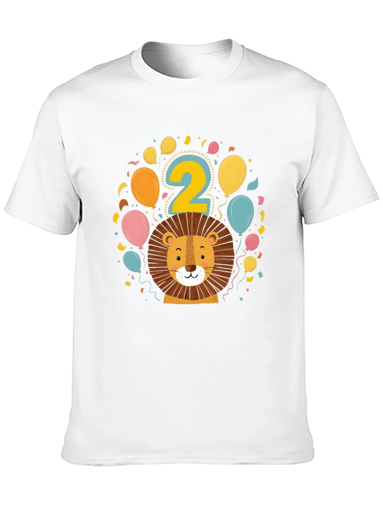 Rebbecca Lion 2nd Birthday T-Shirt - Cute Toddler Tee