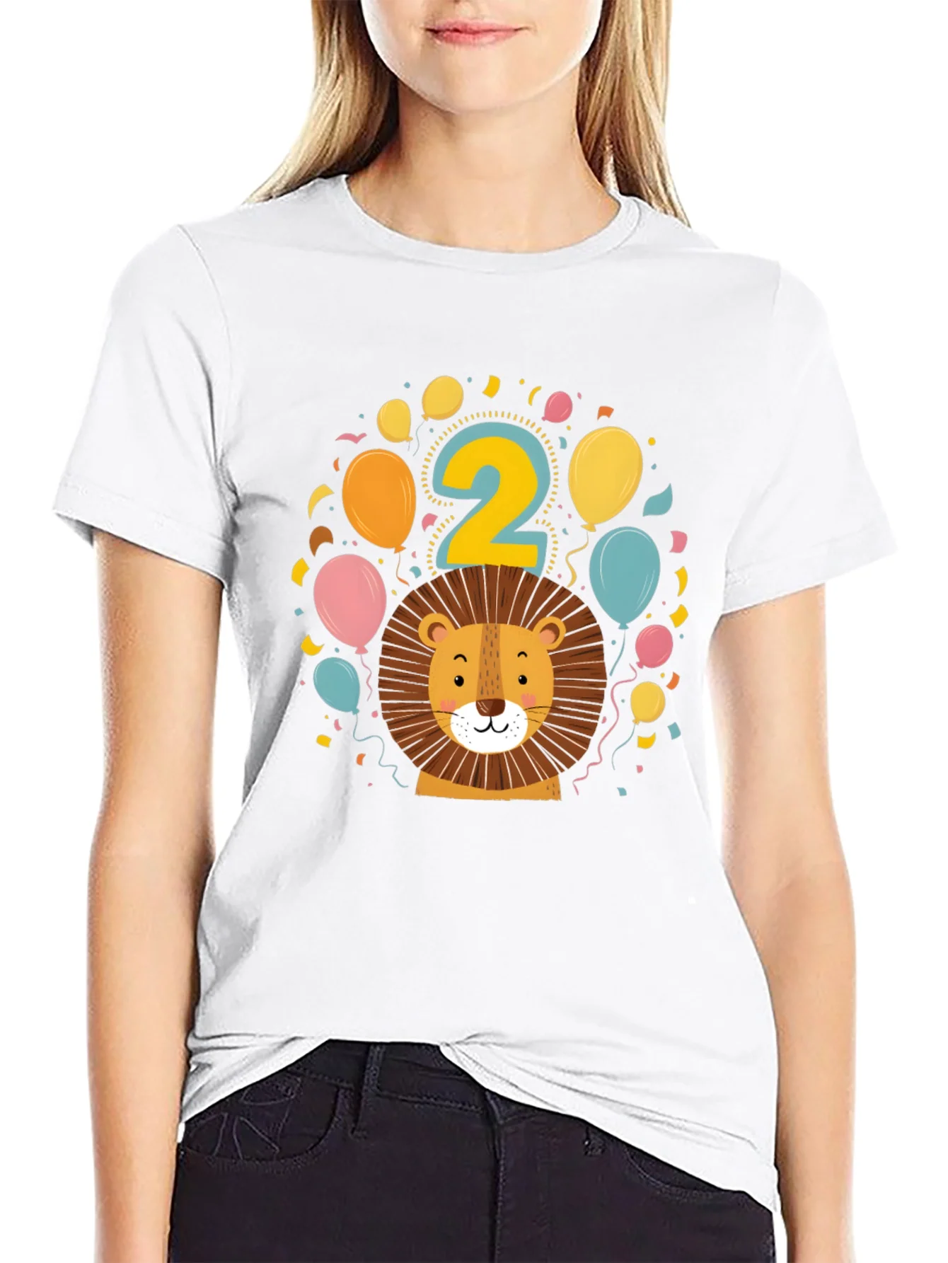 Rebbecca Lion 2nd Birthday T-Shirt - Cute Toddler Tee