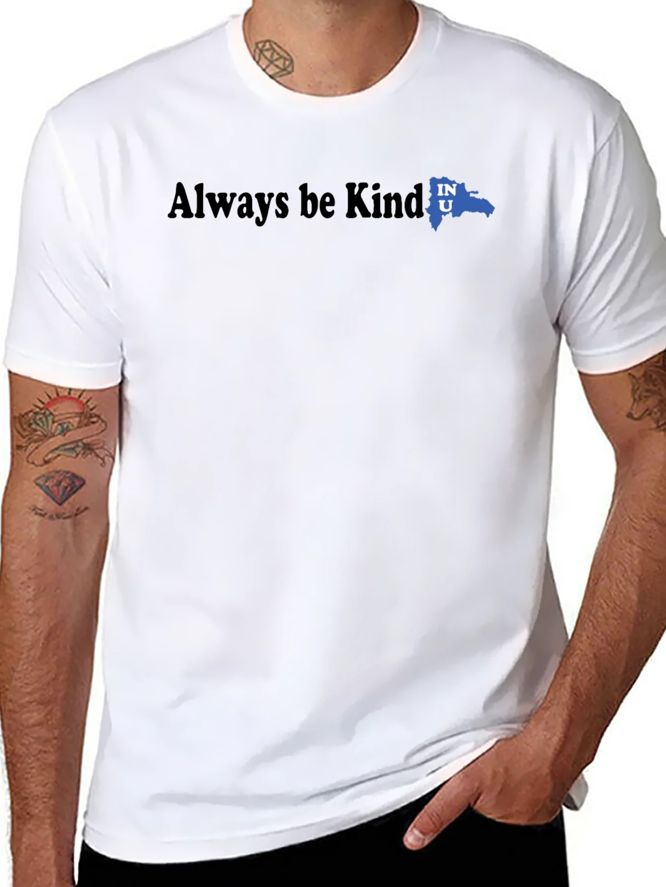 Camiseta Negra Always be Kind Rep¨²blica Dominicana