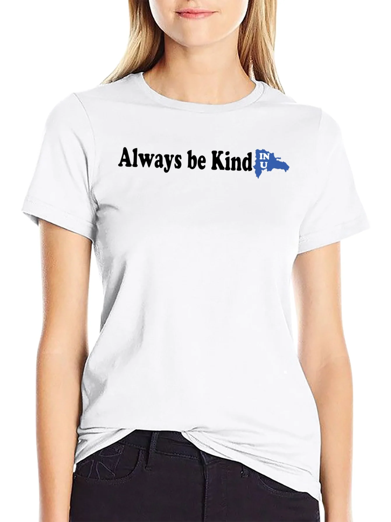 Camiseta Negra Always be Kind Rep¨²blica Dominicana