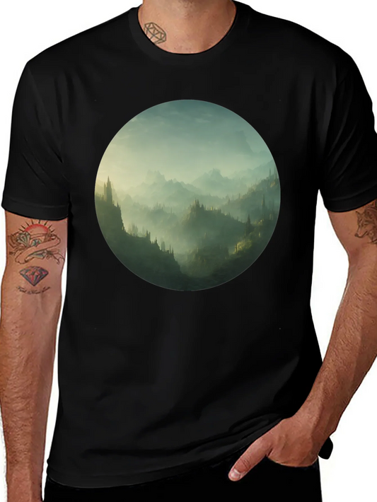 Rebbecca Mystic Mountain Vista Black T-Shirt