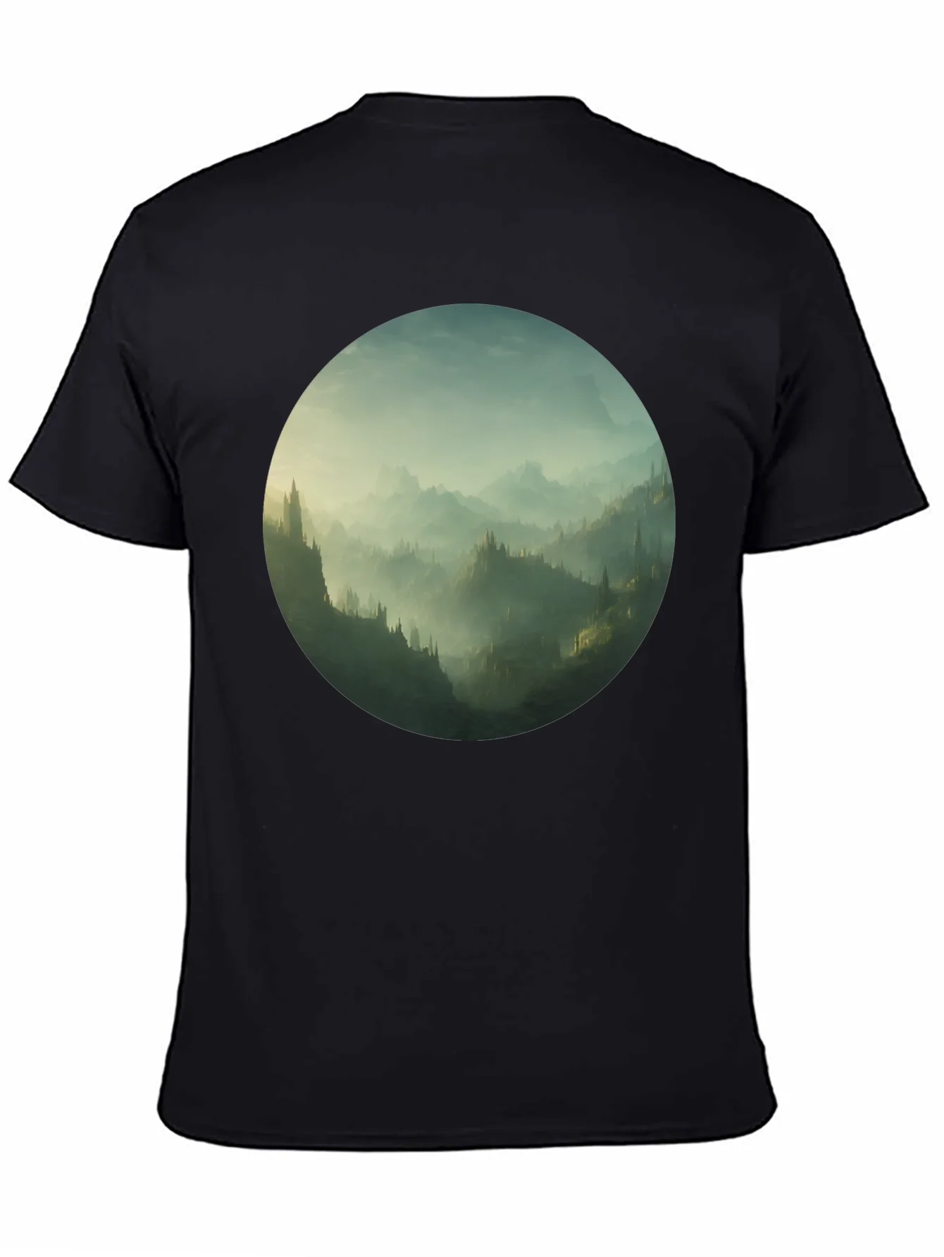 Rebbecca Mystic Mountain Vista Black T-Shirt