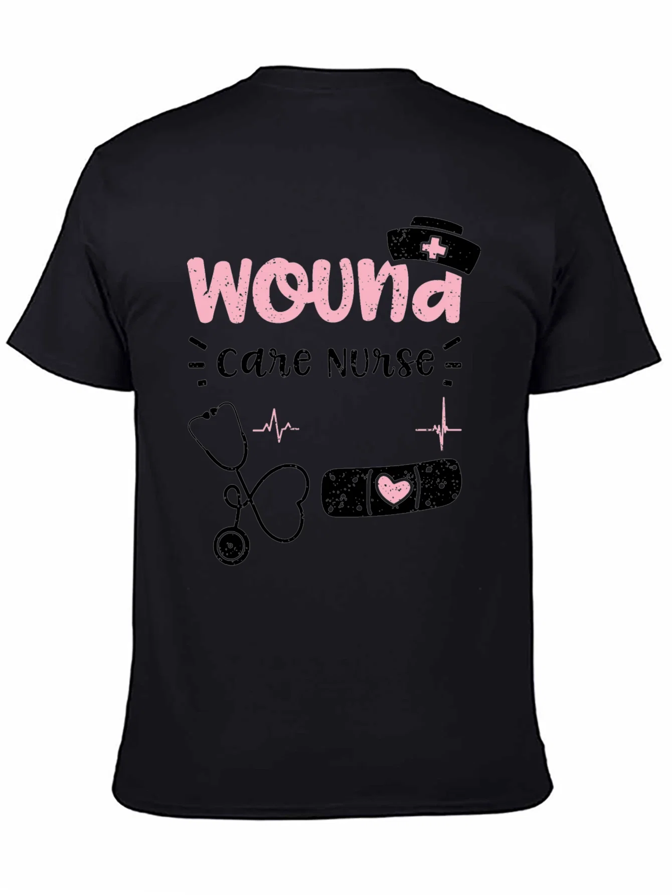 Rebbecca Wound Care Nurse Graphic T-Shirt - Medical Apparel