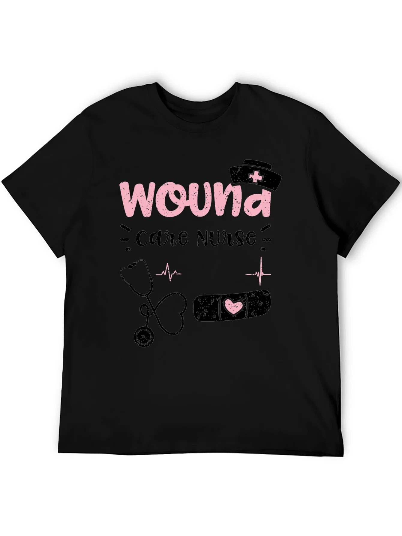 Rebbecca Wound Care Nurse Graphic T-Shirt - Medical Apparel
