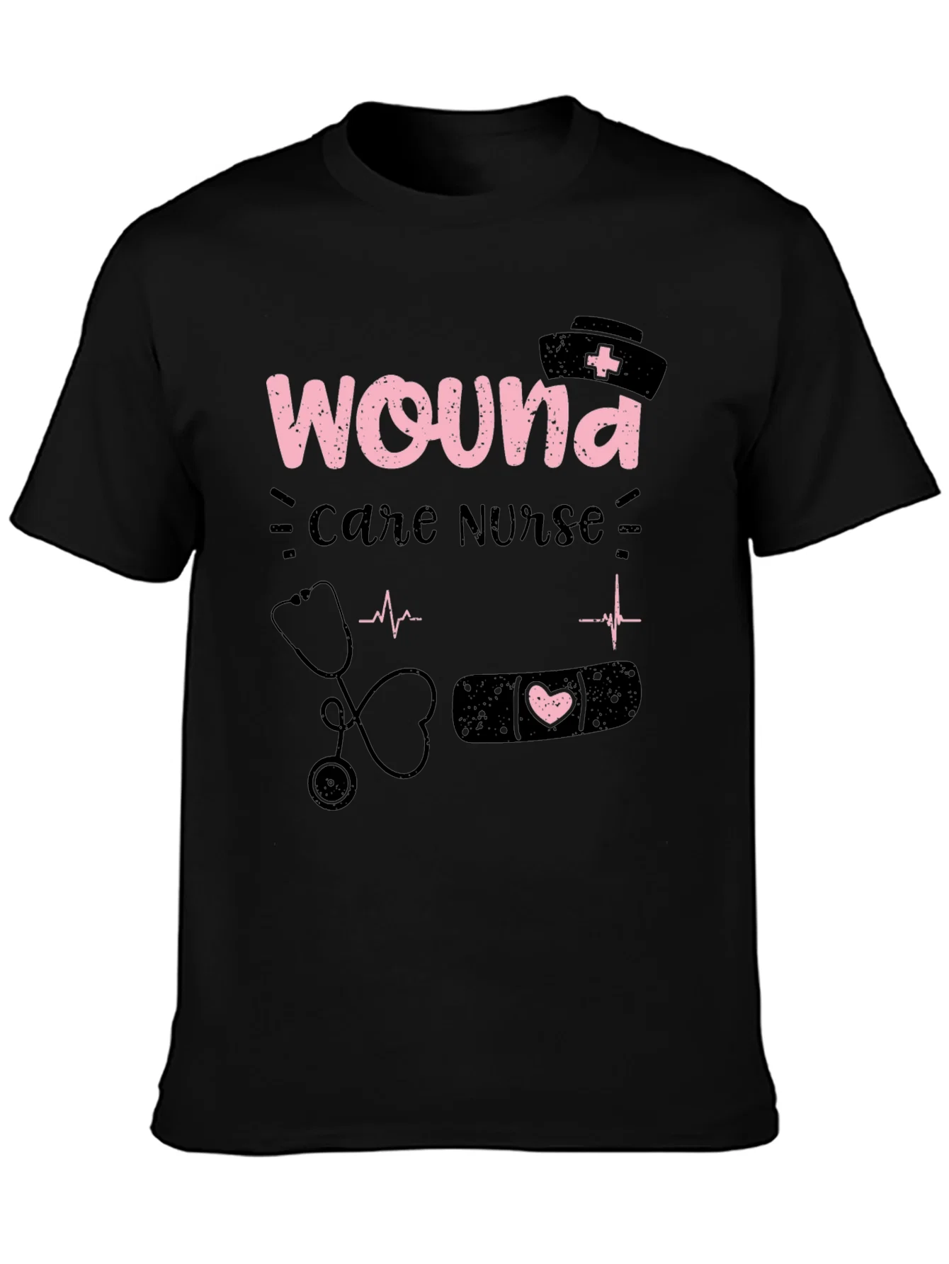 Rebbecca Wound Care Nurse Graphic T-Shirt - Medical Apparel