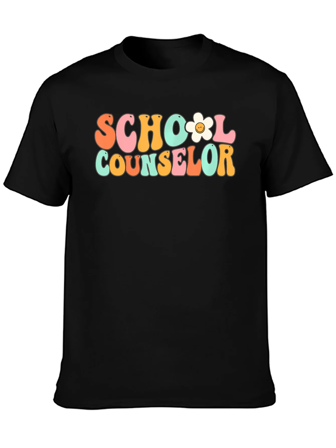 Rebbecca School Counselor Retro Style Graphic T-Shirt