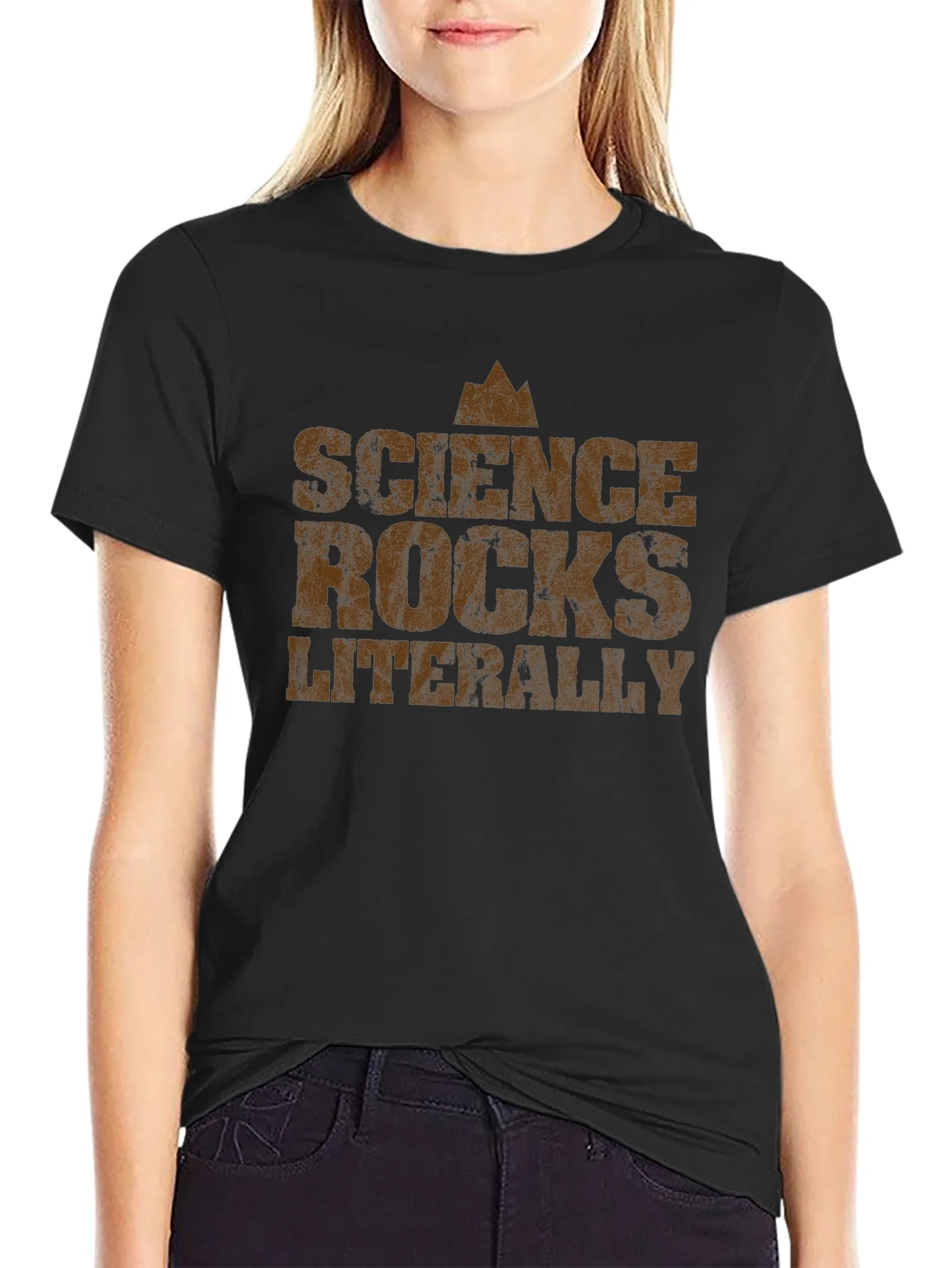 Rebbecca Science Rocks Literally Graphic Tee - Black