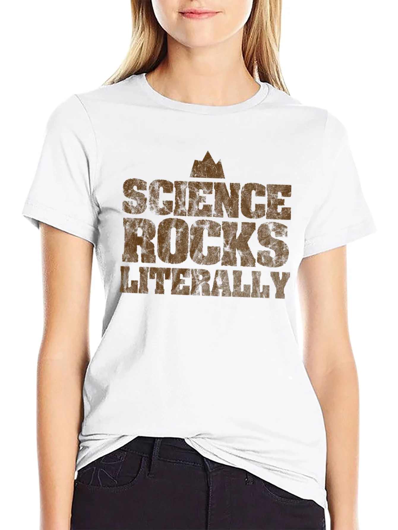 Rebbecca Science Rocks Literally Graphic Tee - Black