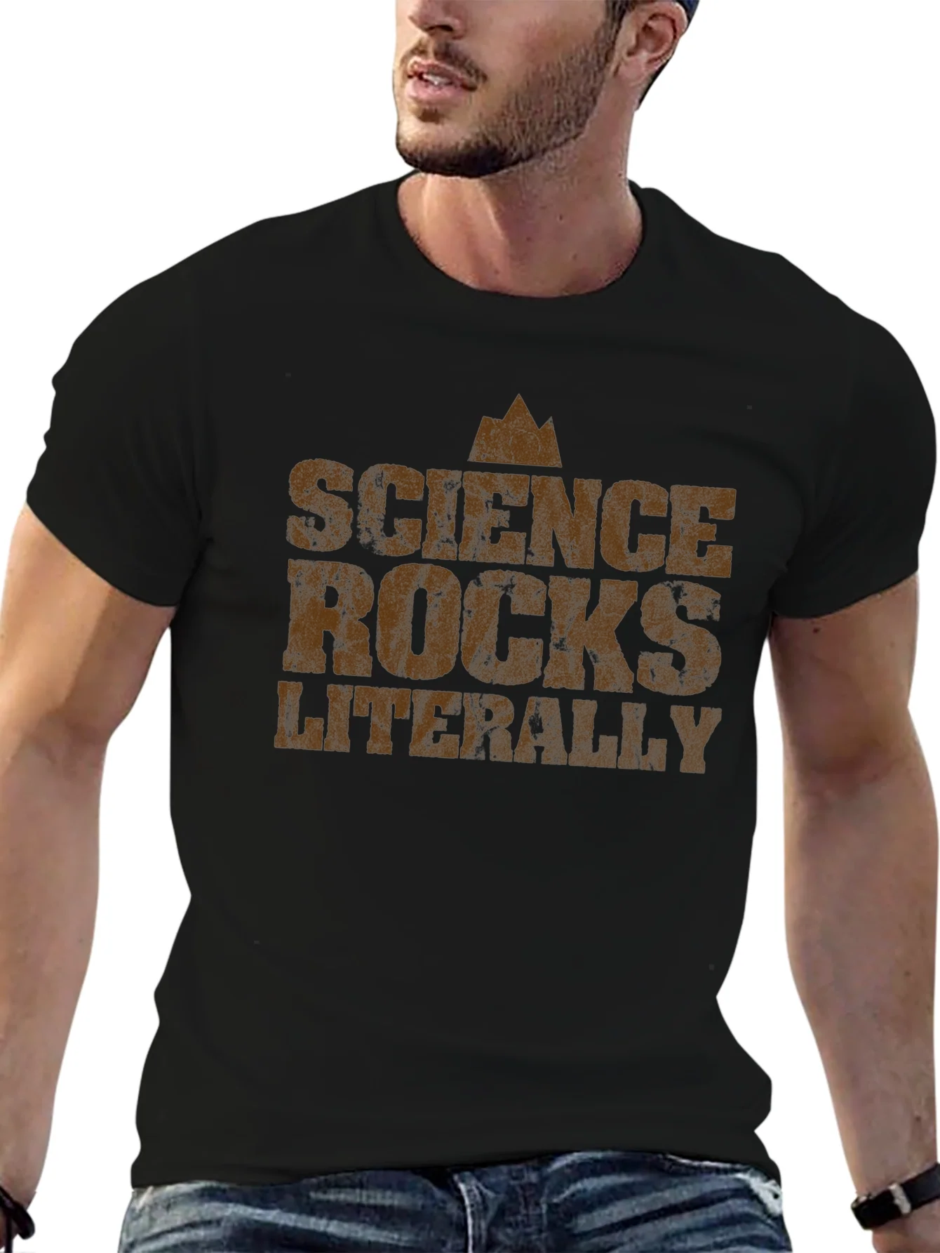 Rebbecca Science Rocks Literally Graphic Tee - Black