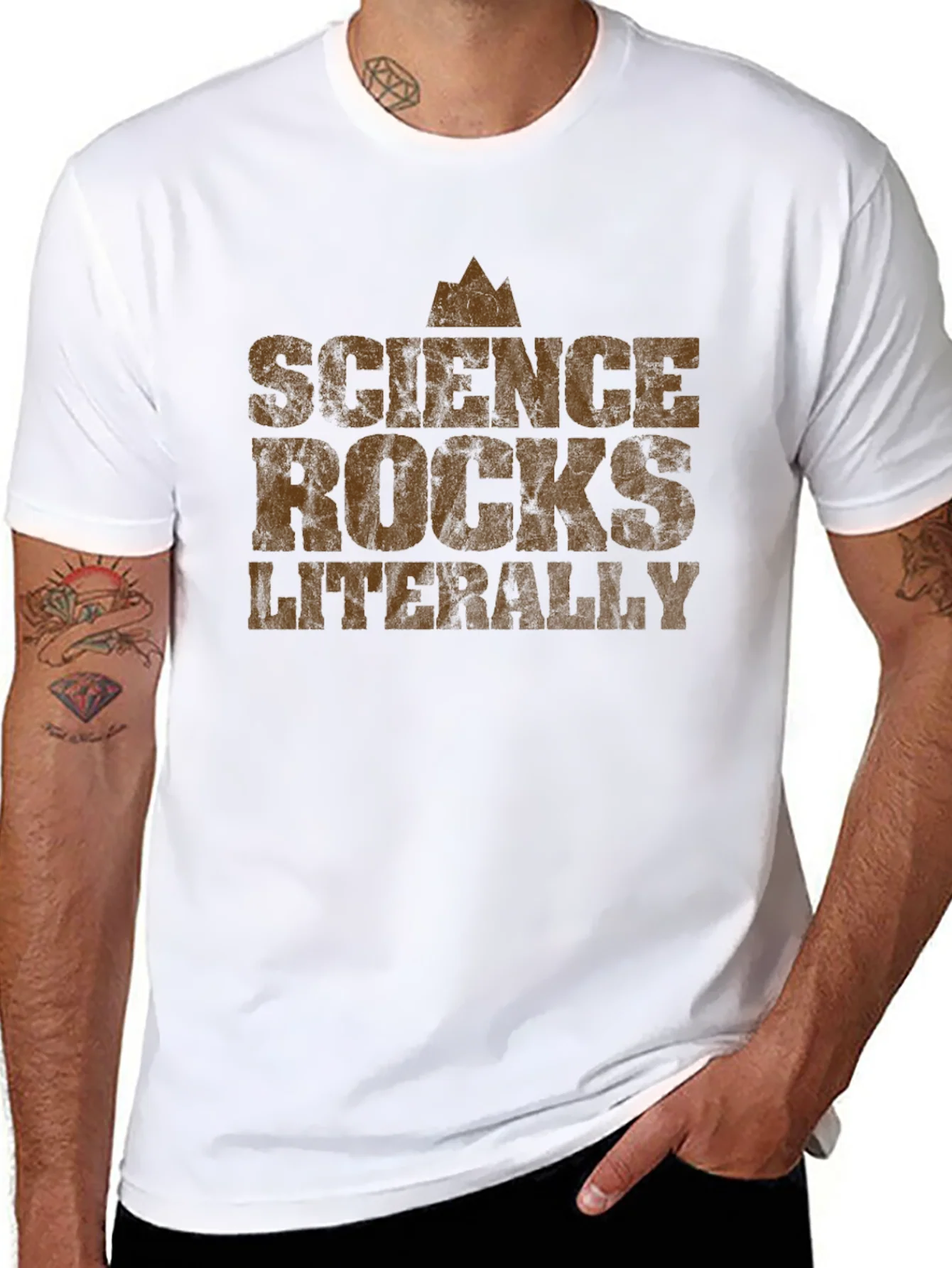 Rebbecca Science Rocks Literally Graphic Tee - Black