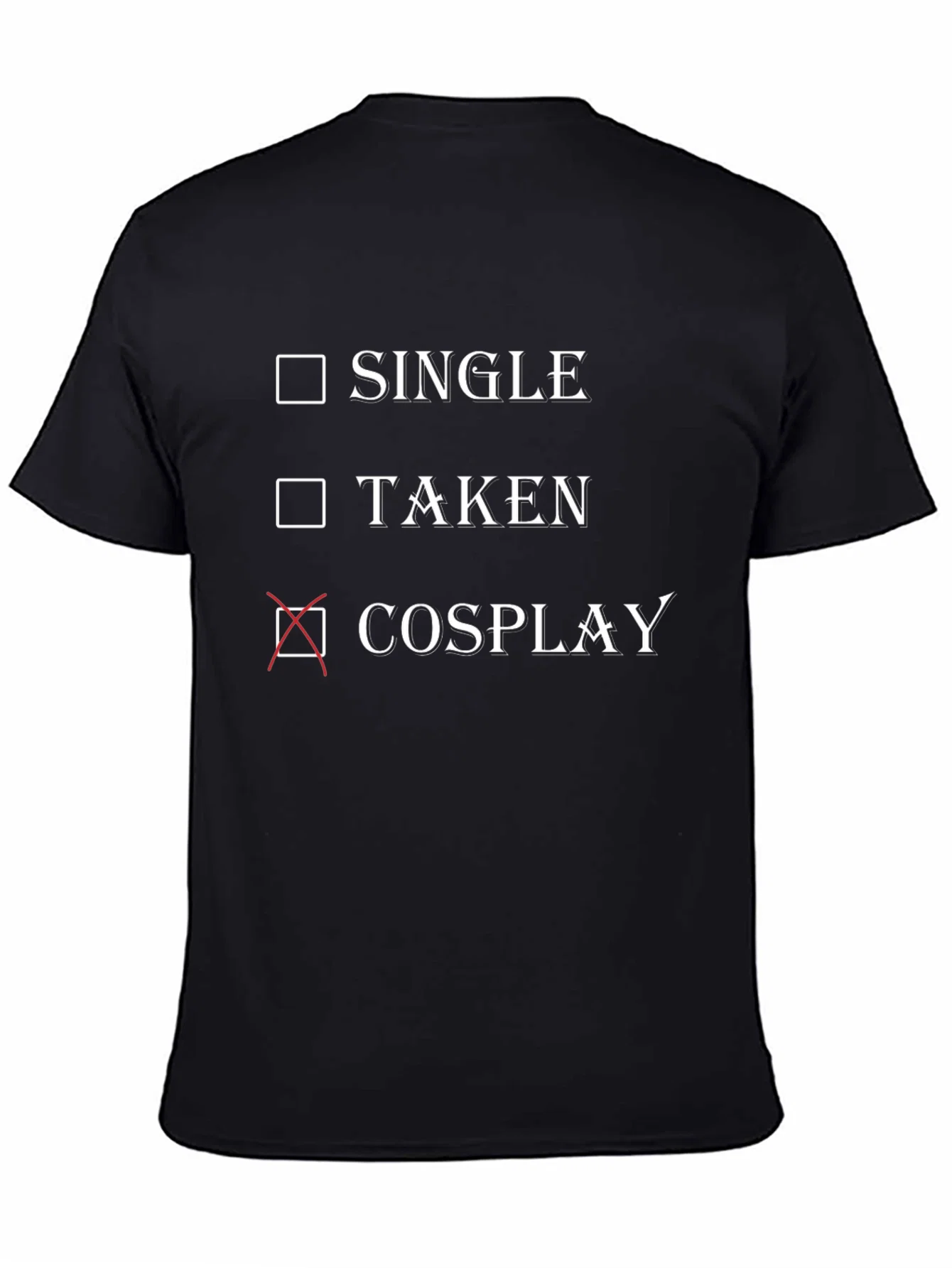 Rebbecca Cosplay Checkbox T-Shirt - Single Taken Cosplay
