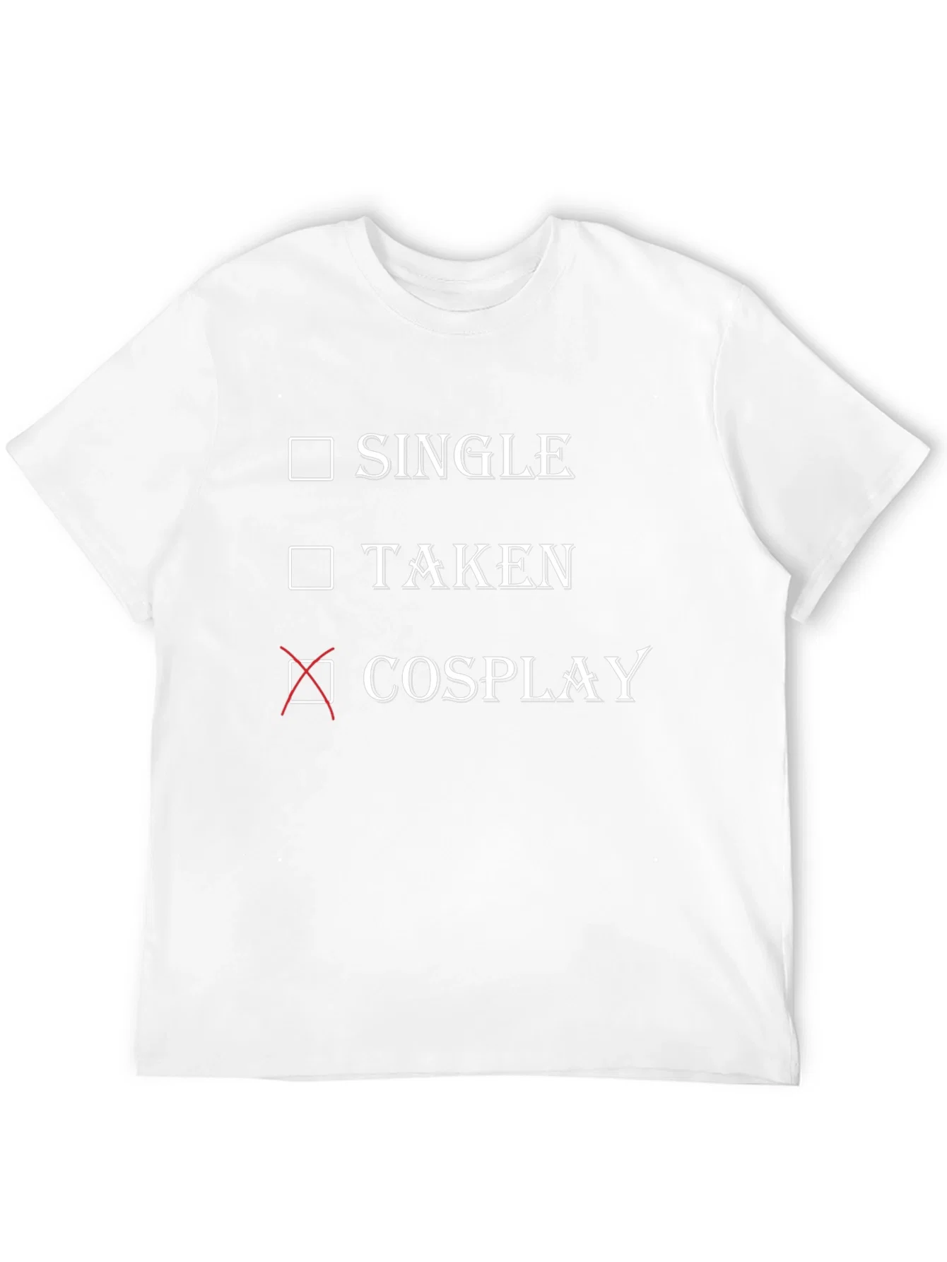 Rebbecca Cosplay Checkbox T-Shirt - Single Taken Cosplay