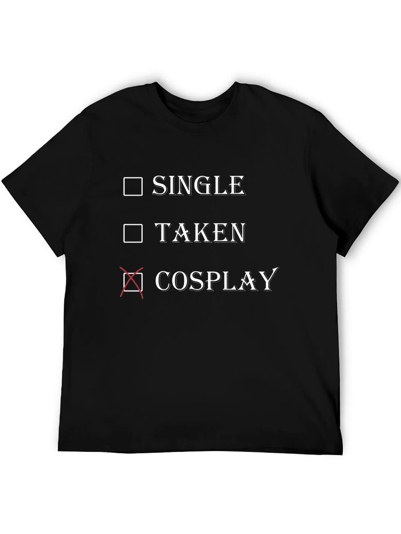 Rebbecca Cosplay Checkbox T-Shirt - Single Taken Cosplay