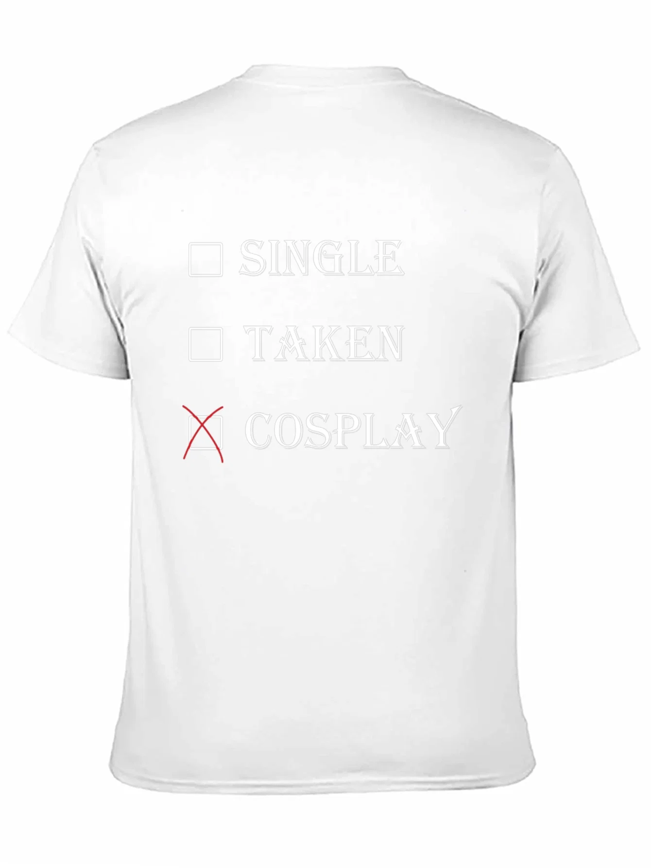 Rebbecca Cosplay Checkbox T-Shirt - Single Taken Cosplay